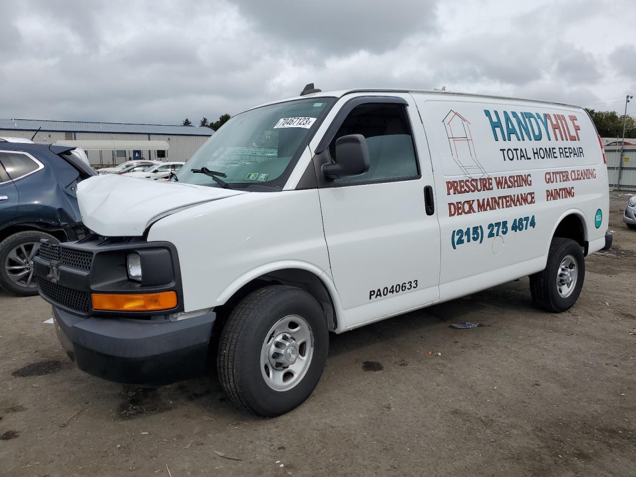 CHEVROLET EXPRESS 2017 1gcwgaffxh1348661