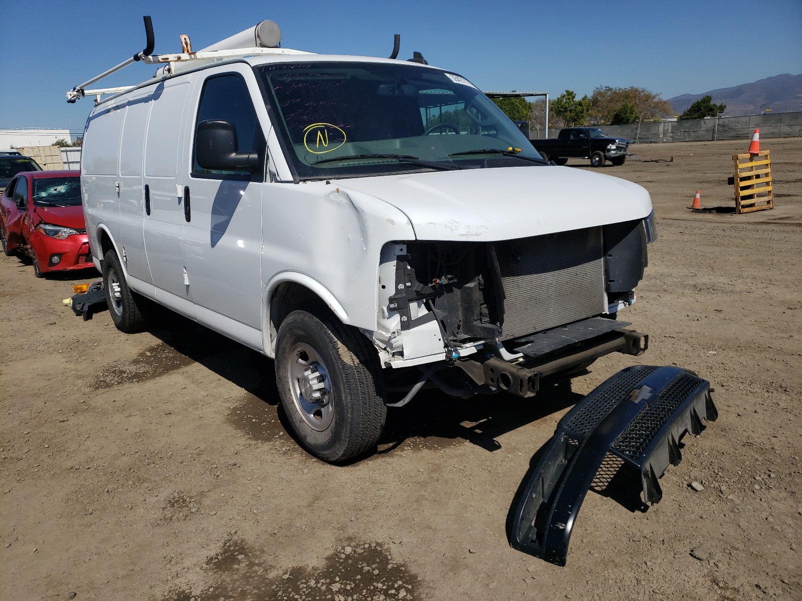 CHEVROLET EXPRESS G2 2018 1gcwgafp7j1277756