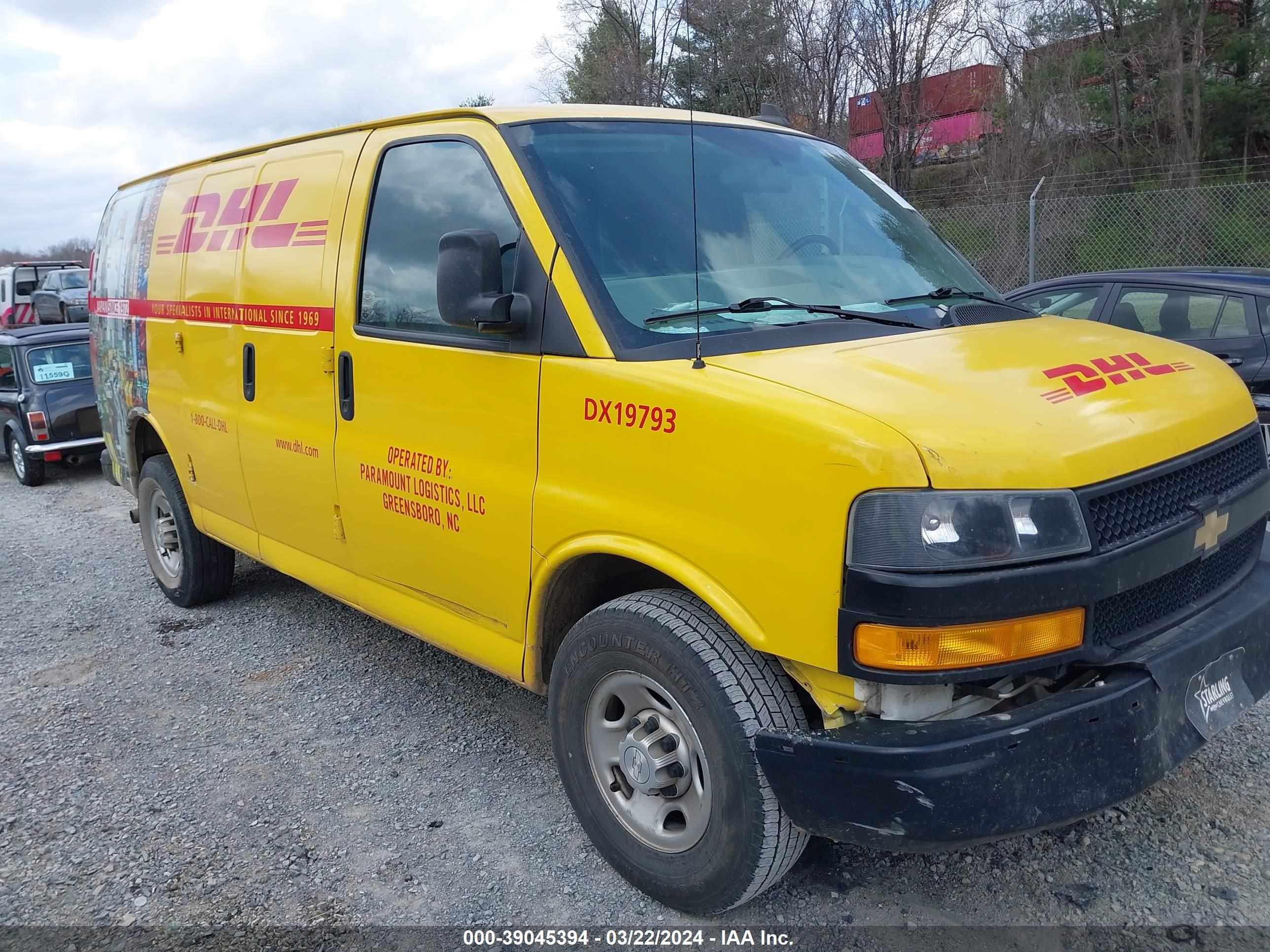 CHEVROLET EXPRESS 2019 1gcwgafp7k1227330