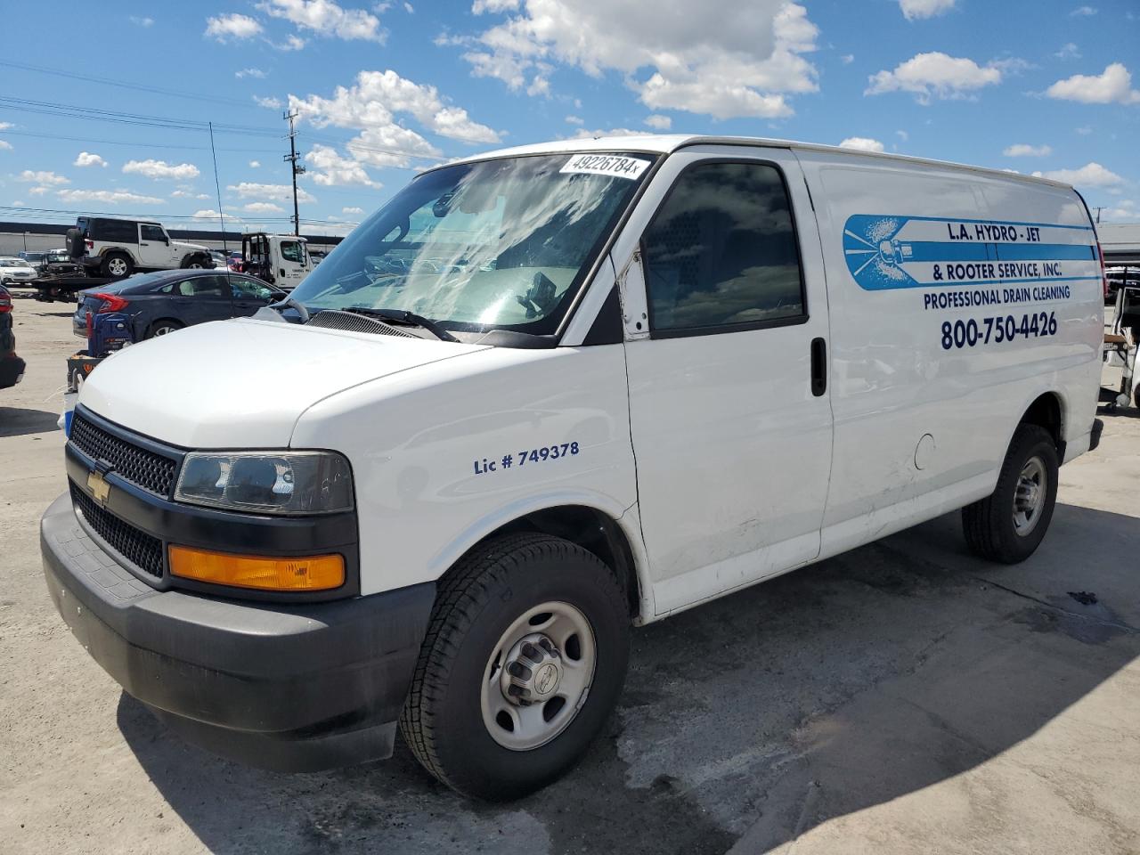 CHEVROLET EXPRESS 2018 1gcwgafp9j1229613