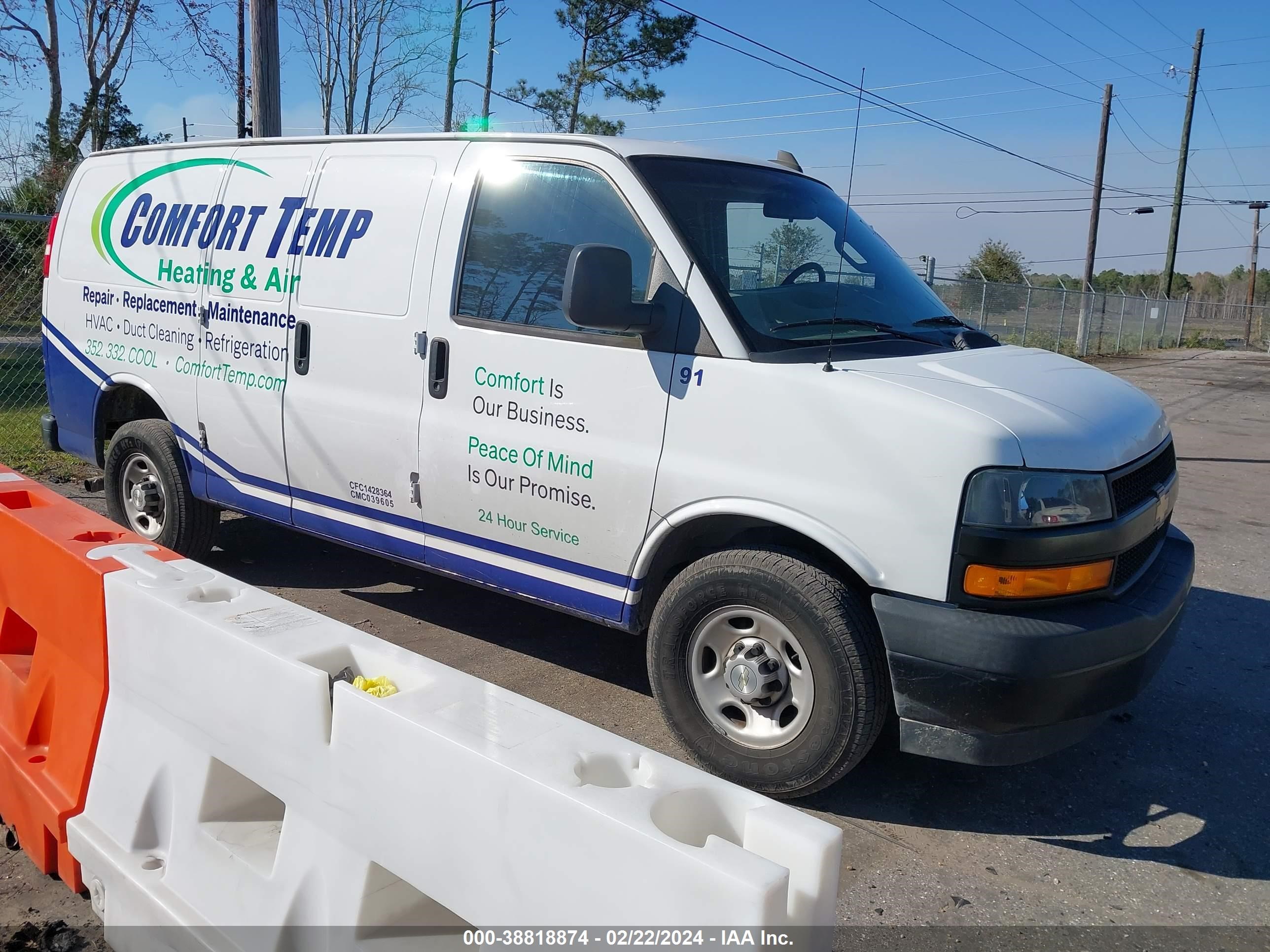 CHEVROLET EXPRESS 2020 1gcwgafp9l1224818