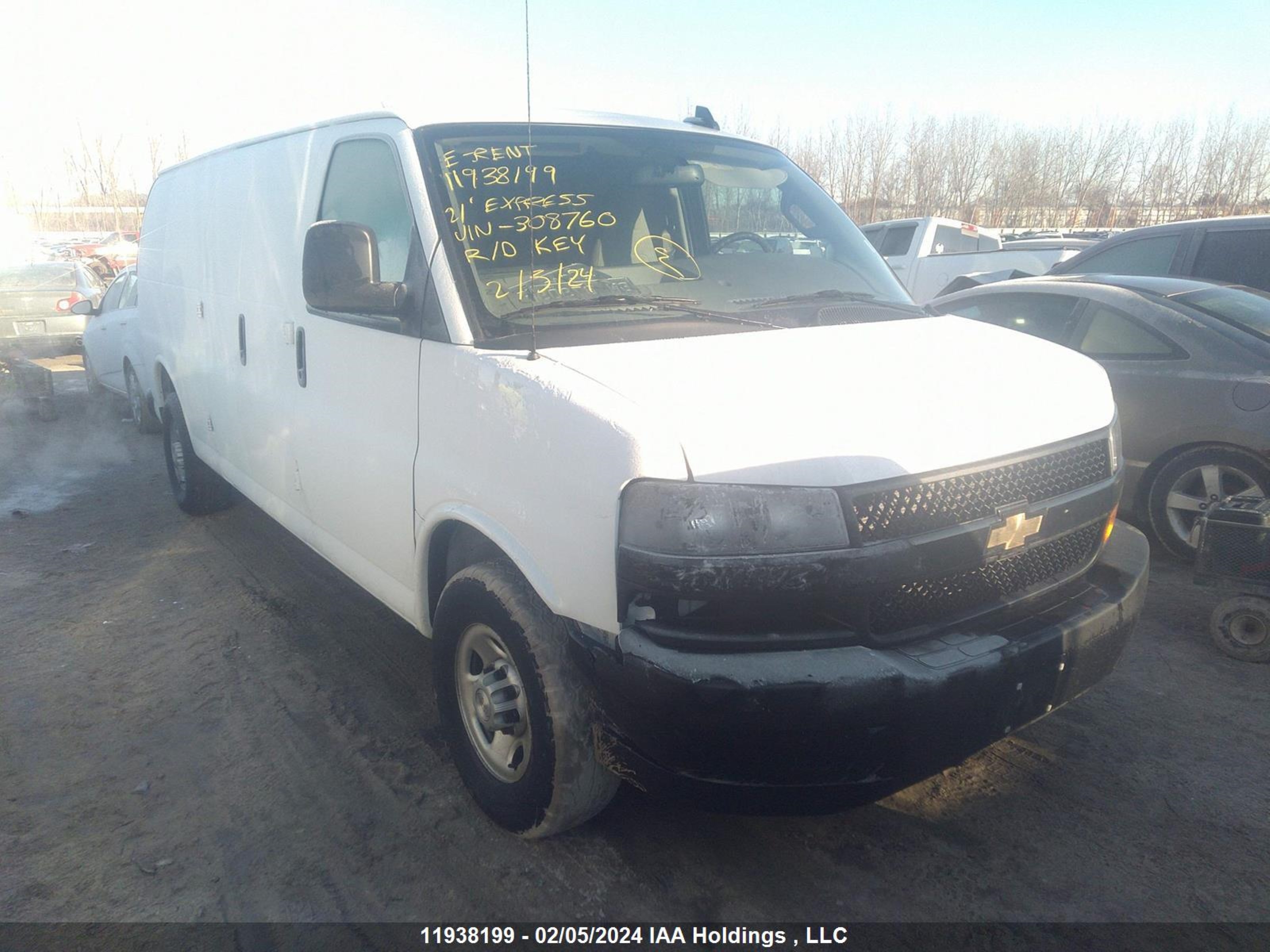 CHEVROLET EXPRESS 2021 1gcwgbf79m1308760