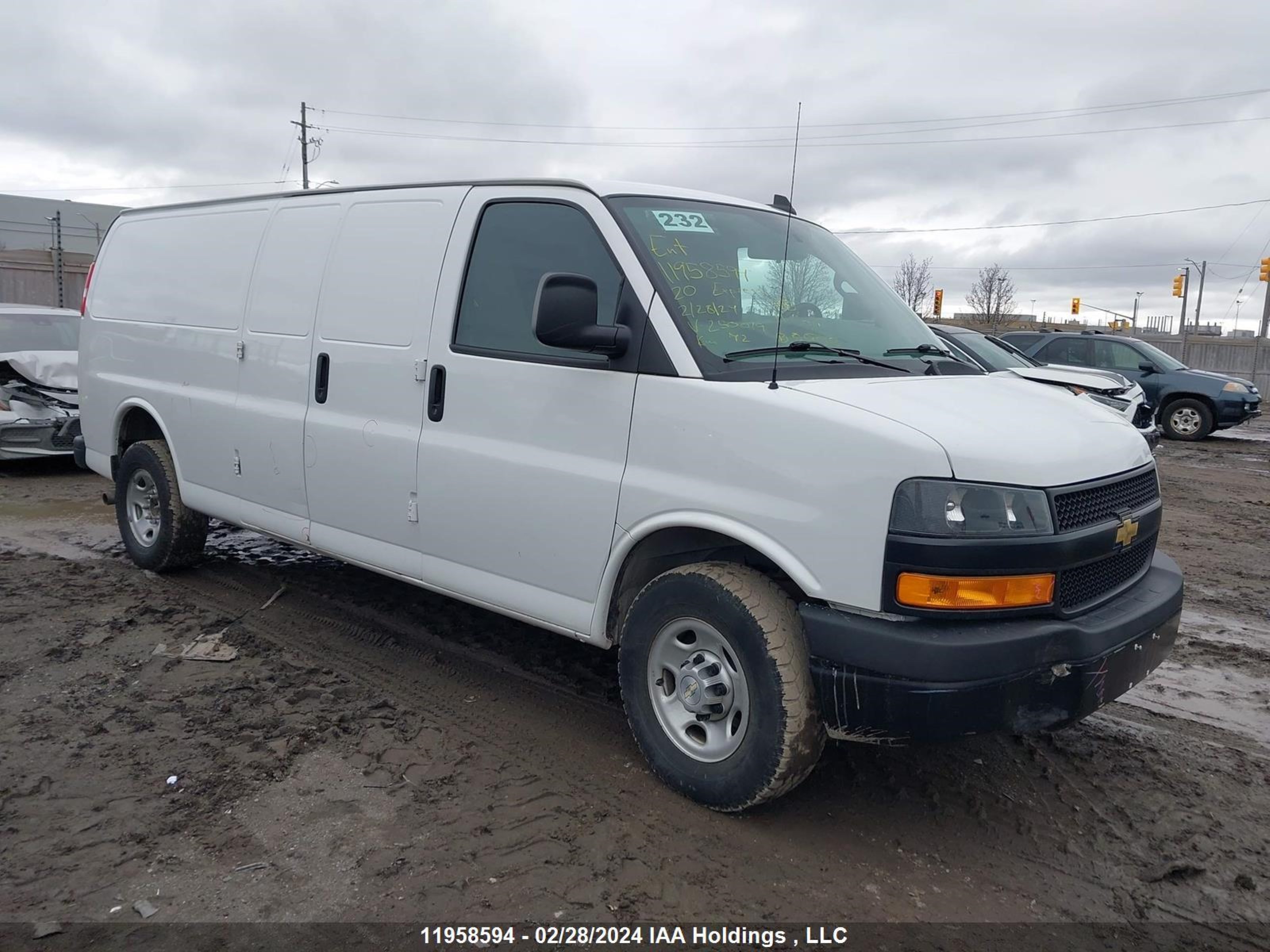 CHEVROLET EXPRESS 2020 1gcwgbfp2l1250019