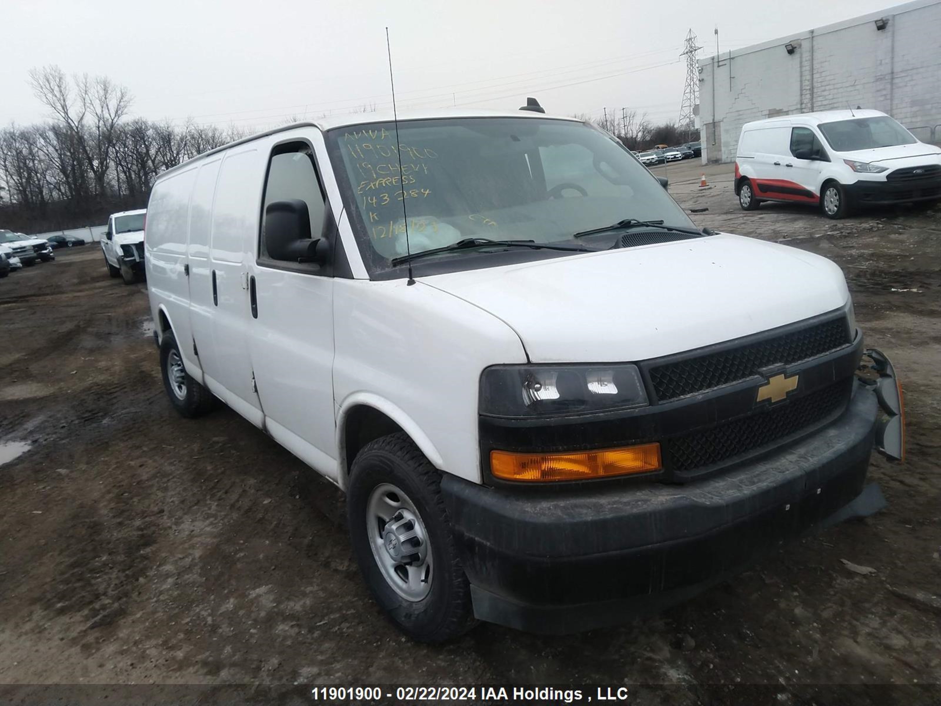 CHEVROLET EXPRESS 2019 1gcwgbfp3k1143284