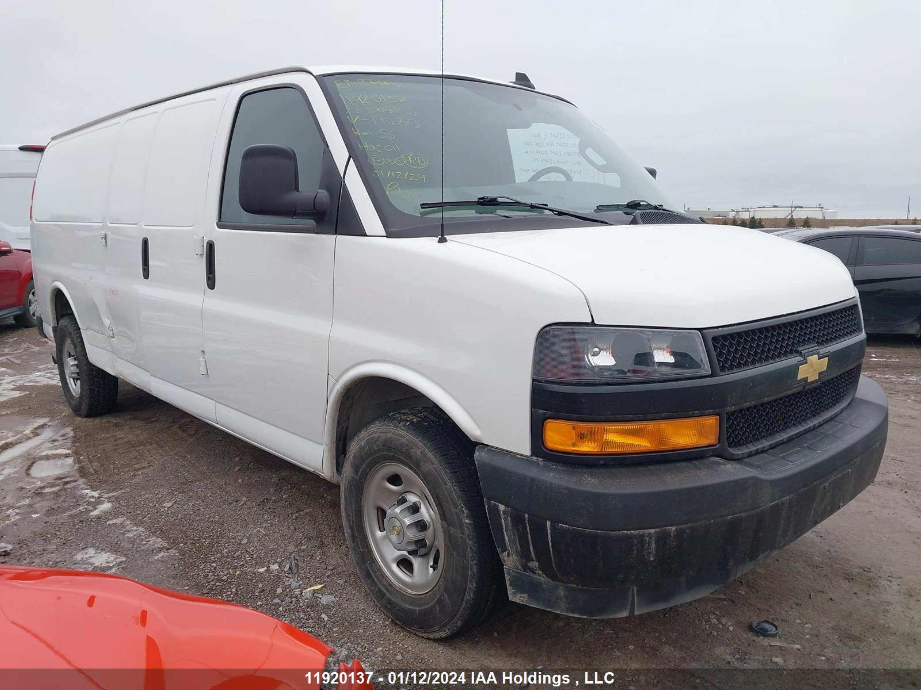 CHEVROLET EXPRESS 2022 1gcwgbfp5n1190773