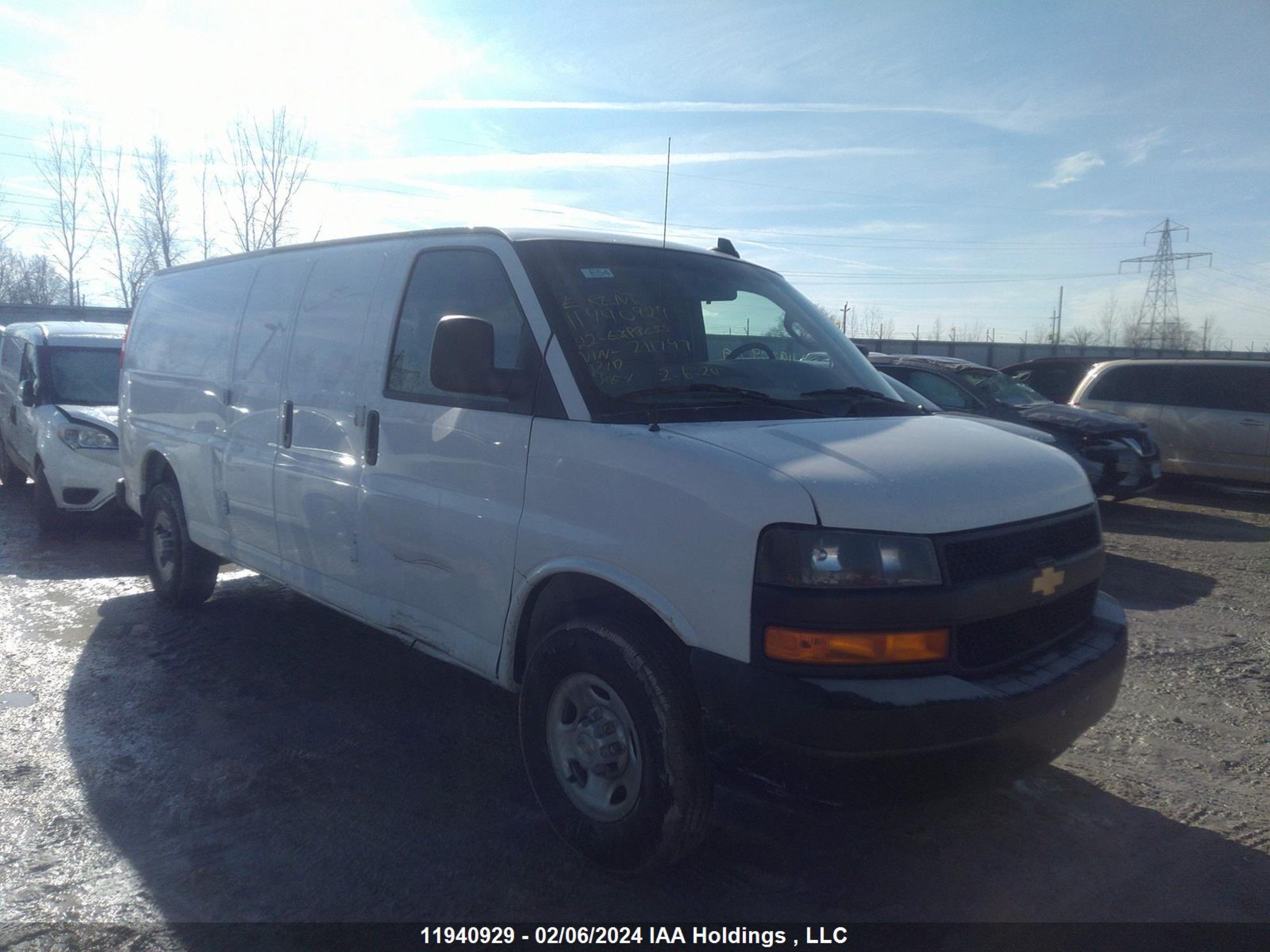 CHEVROLET EXPRESS 2022 1gcwgbfp5n1211797