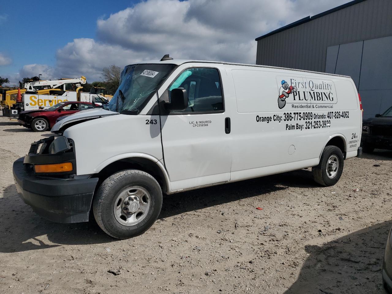 CHEVROLET EXPRESS 2019 1gcwgbfp8k1155981