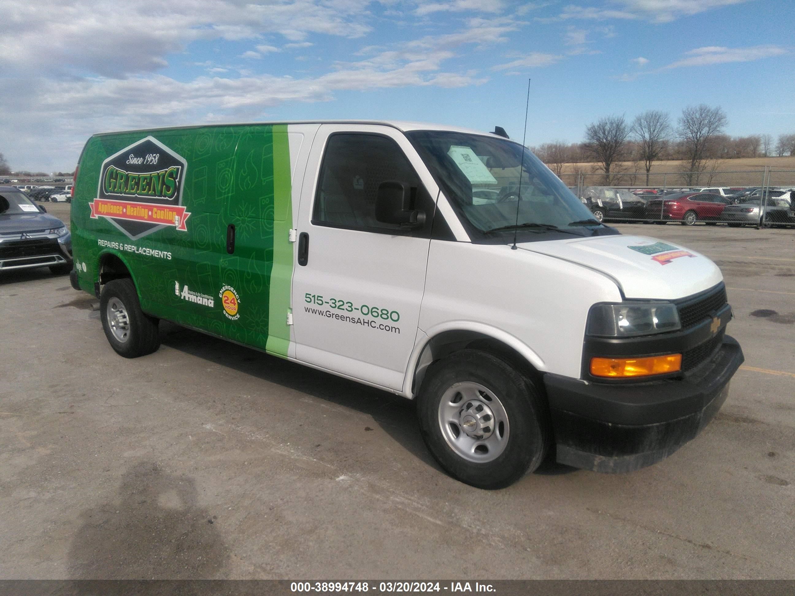 CHEVROLET EXPRESS 2022 1gcwgbfp8n1158674