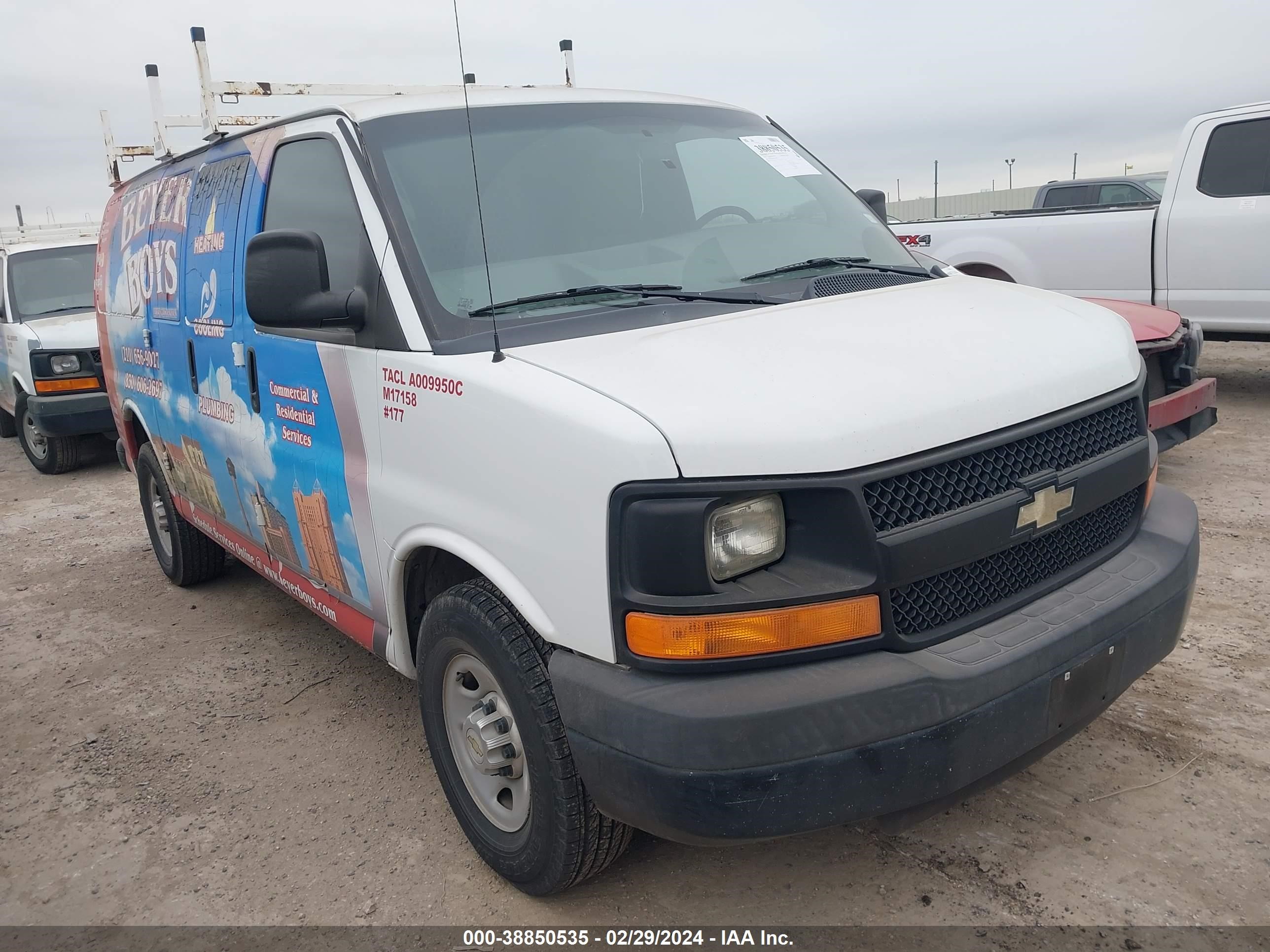 CHEVROLET EXPRESS 2014 1gcwgfba1e1128523