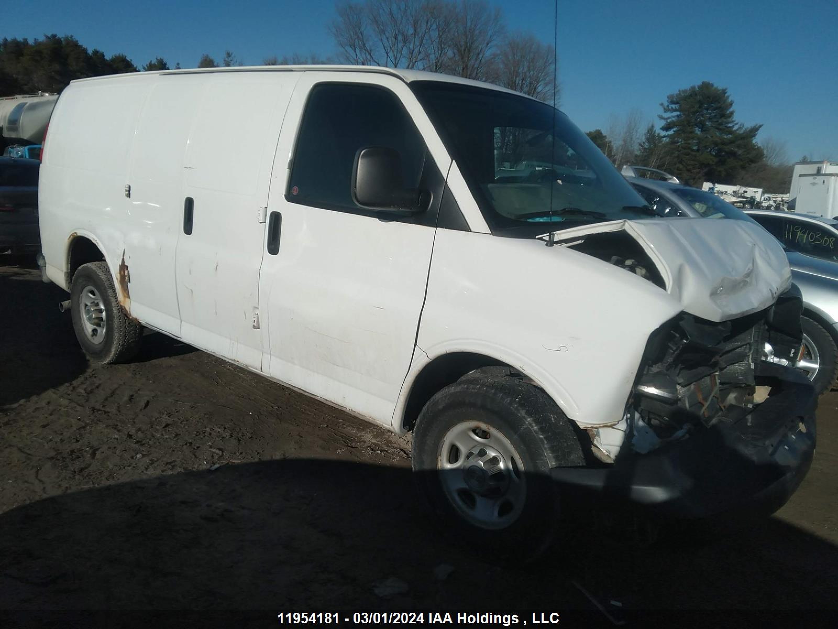 CHEVROLET EXPRESS 2012 1gcwgfba4c1137035