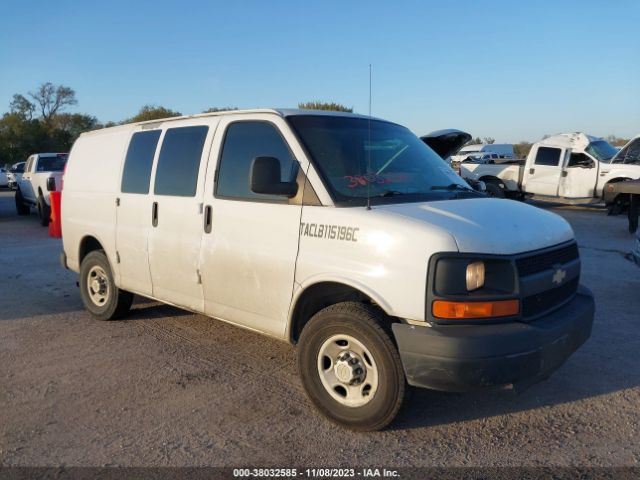 CHEVROLET EXPRESS 2500 2011 1gcwgfbaxb1115524