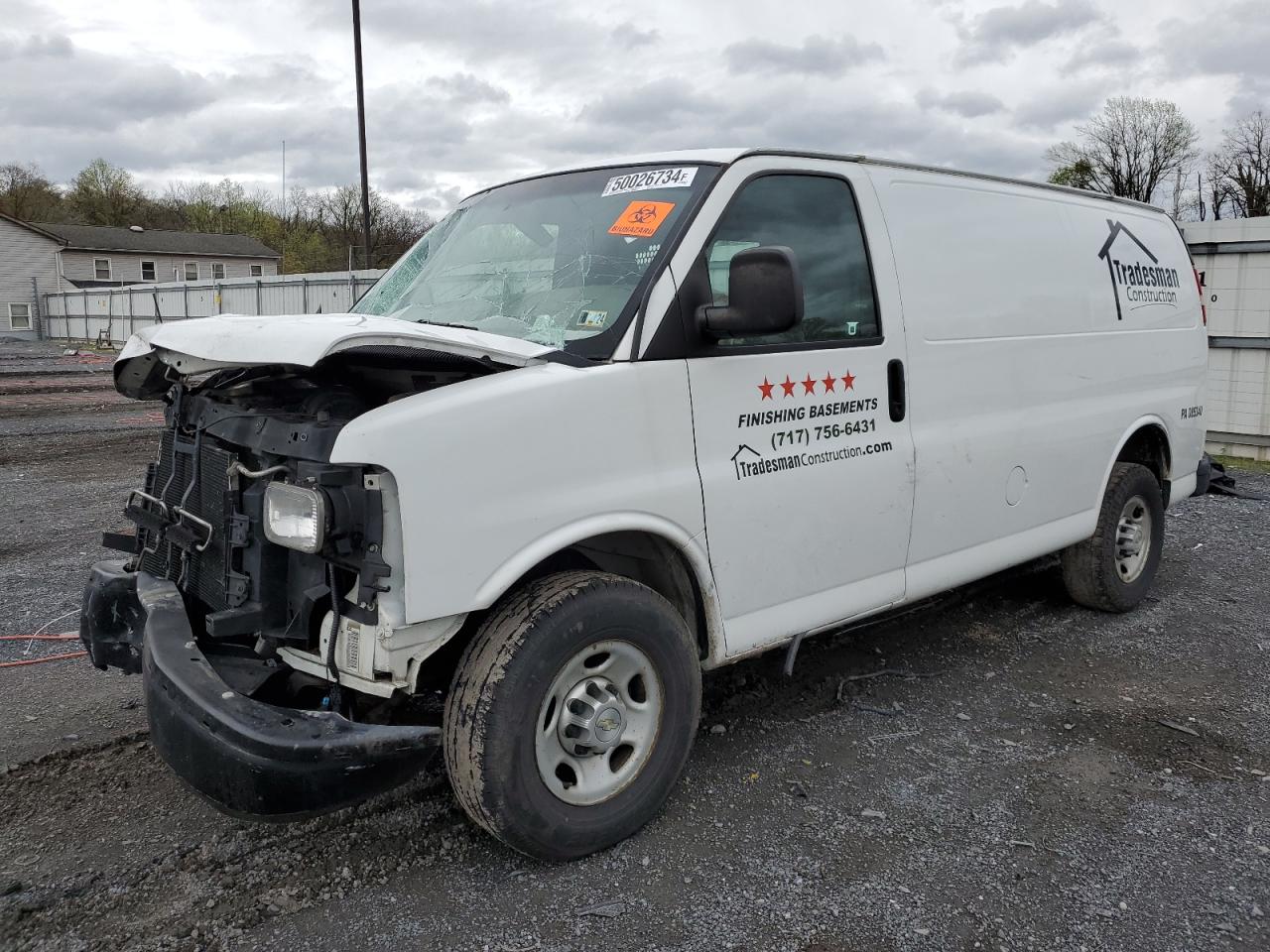 CHEVROLET EXPRESS 2013 1gcwgfca1d1170557