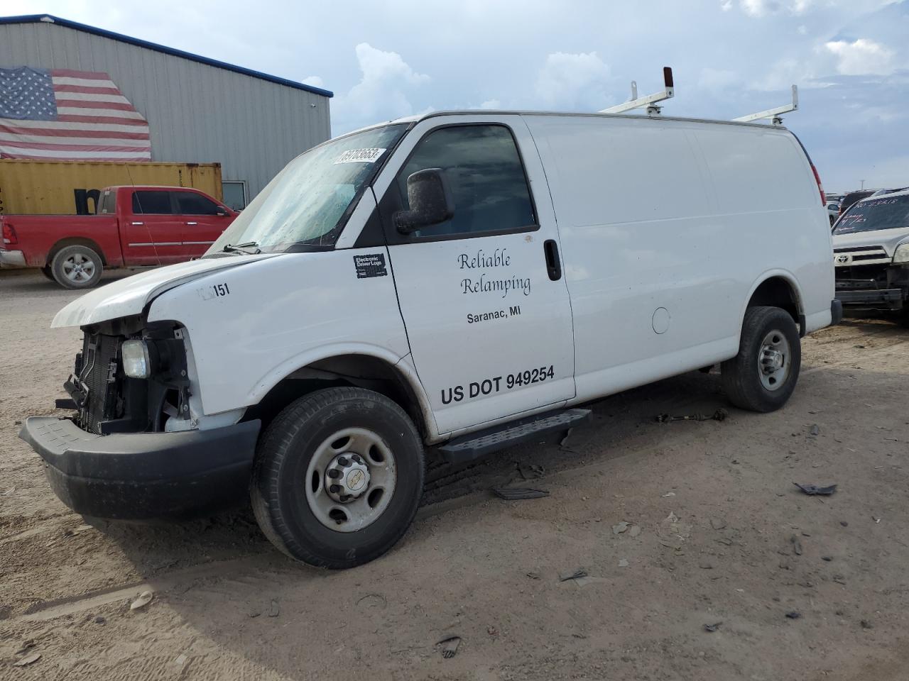 CHEVROLET EXPRESS 2012 1gcwgfca2c1144368