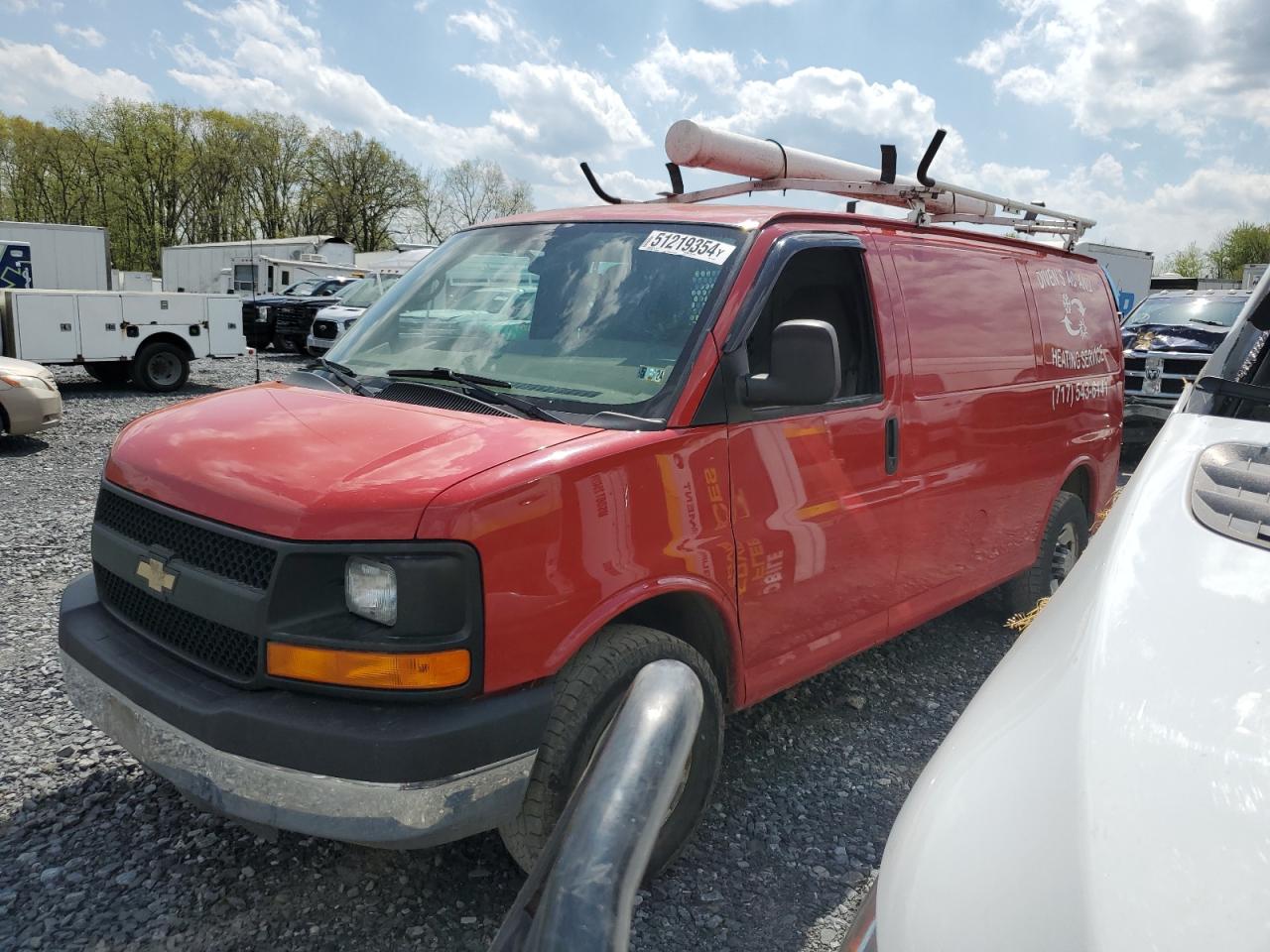 CHEVROLET EXPRESS 2012 1gcwgfcaxc1179109