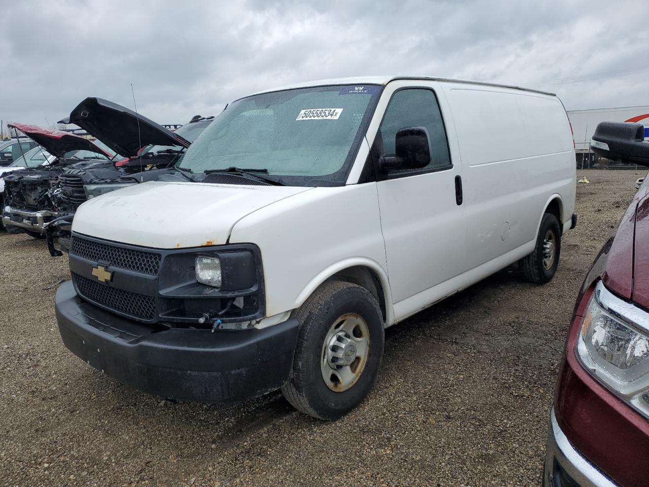 CHEVROLET EXPRESS 2014 1gcwgfcaxe1100282