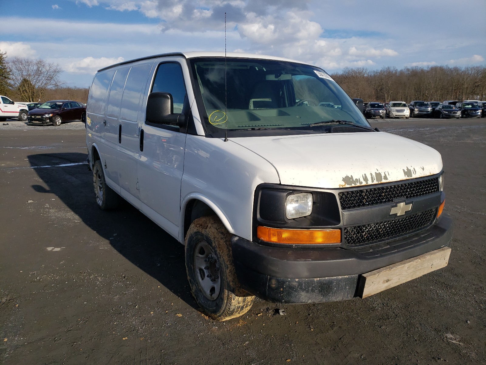 CHEVROLET EXPRESS G2 2011 1gcwgffa5b1104280