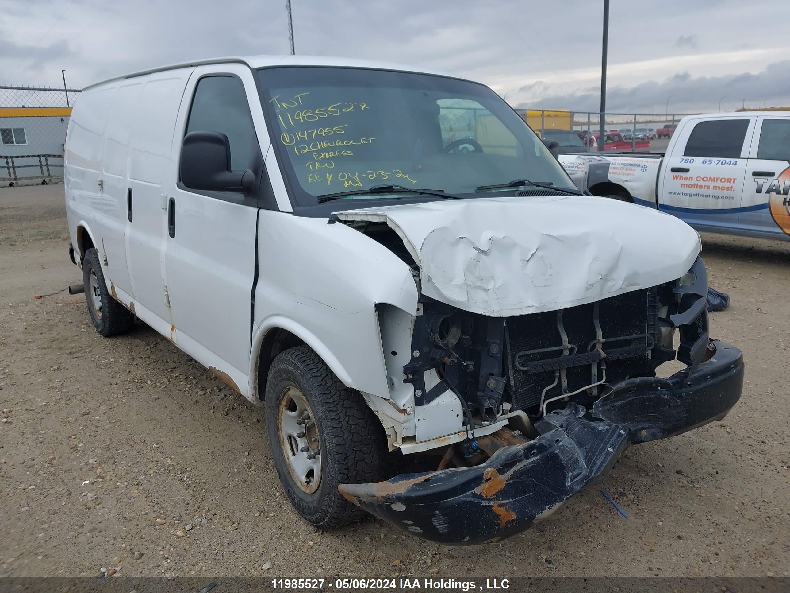 CHEVROLET EXPRESS 2012 1gcwgffa5c1147955