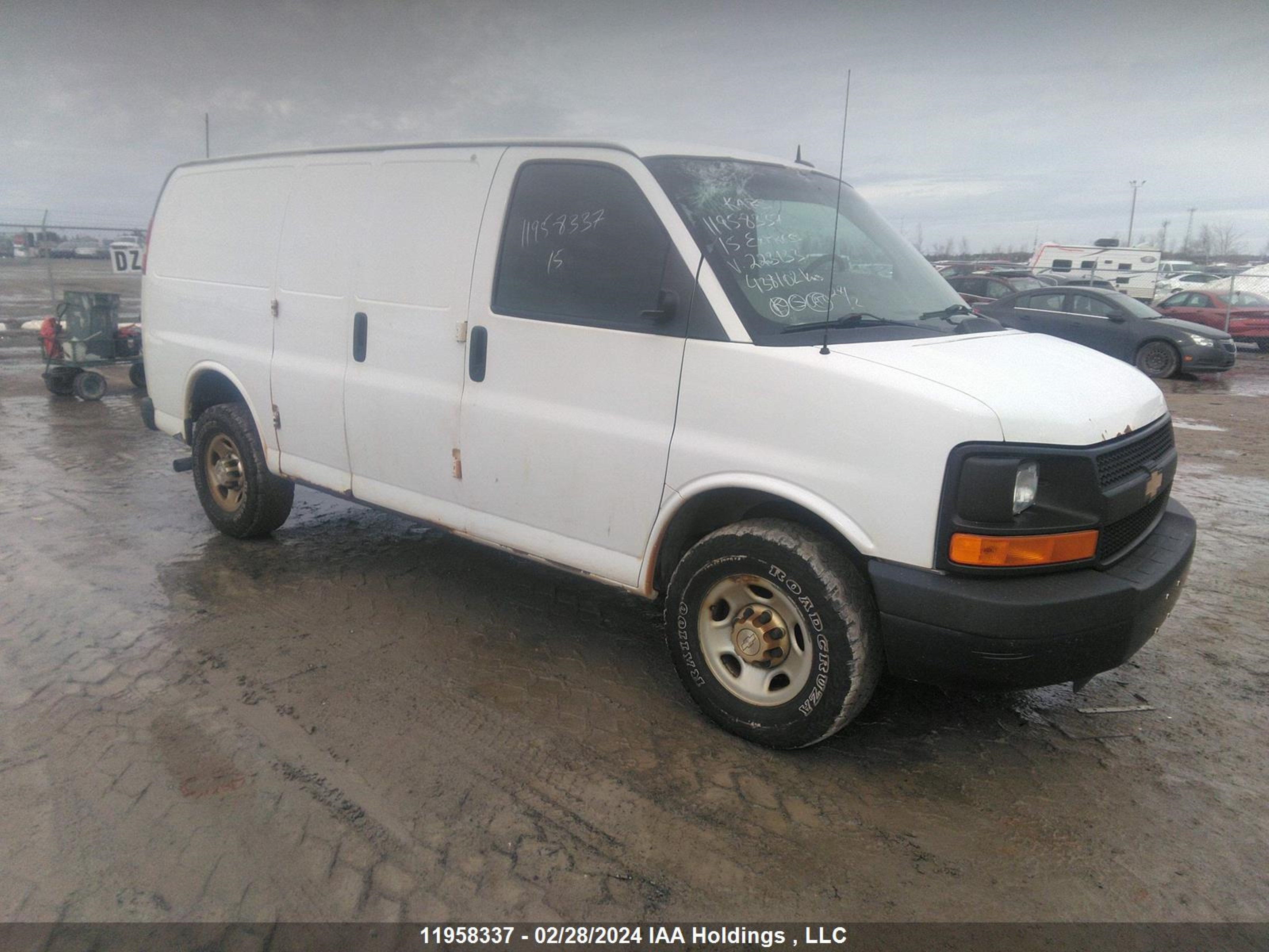 CHEVROLET EXPRESS 2015 1gcwgfff4f1223133