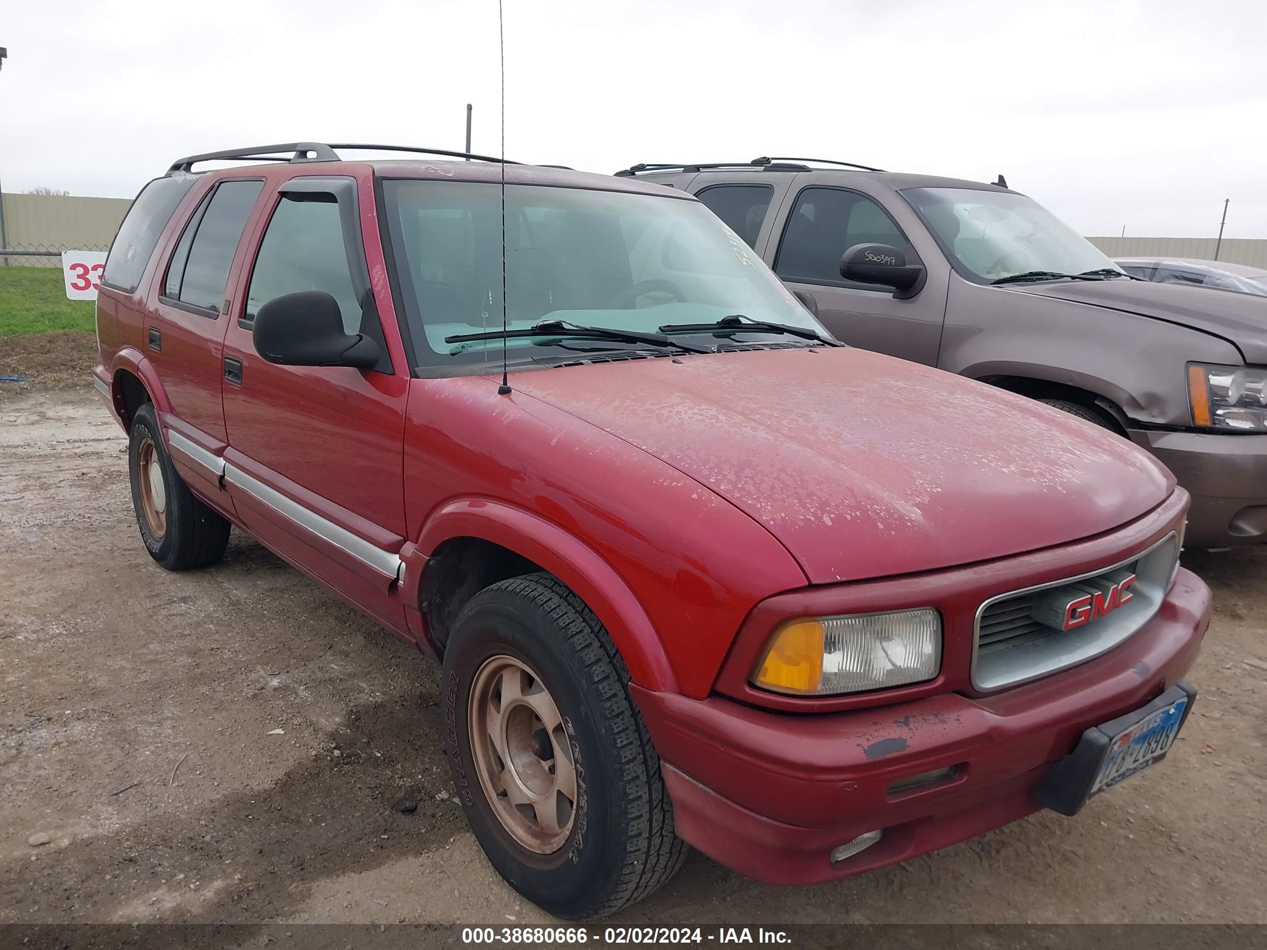 GMC JIMMY 1996 1gkcs13w8t2523194