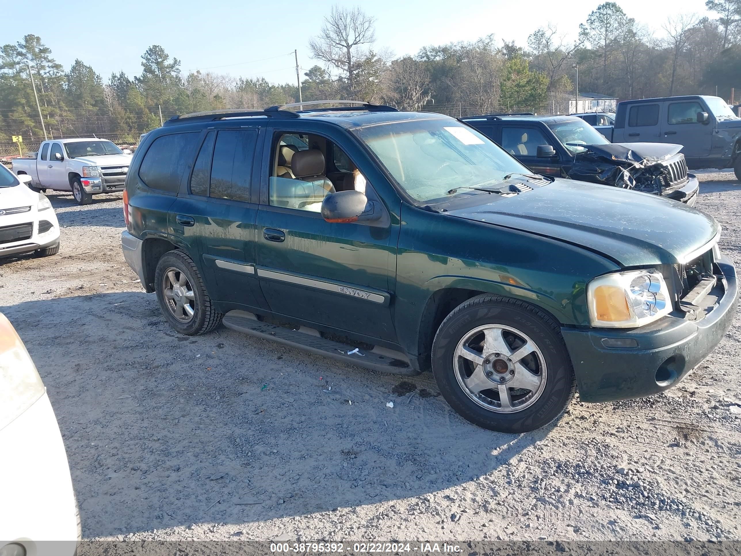 GMC ENVOY 2002 1gkdt13sx22266990