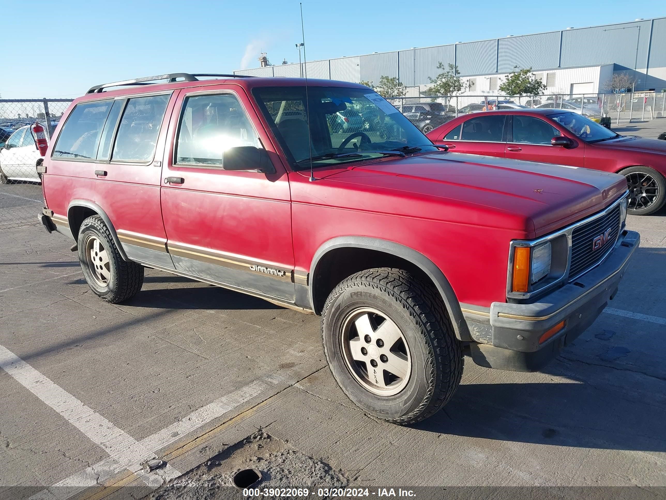 GMC ALL 1993 1gkdt13w5p2530546