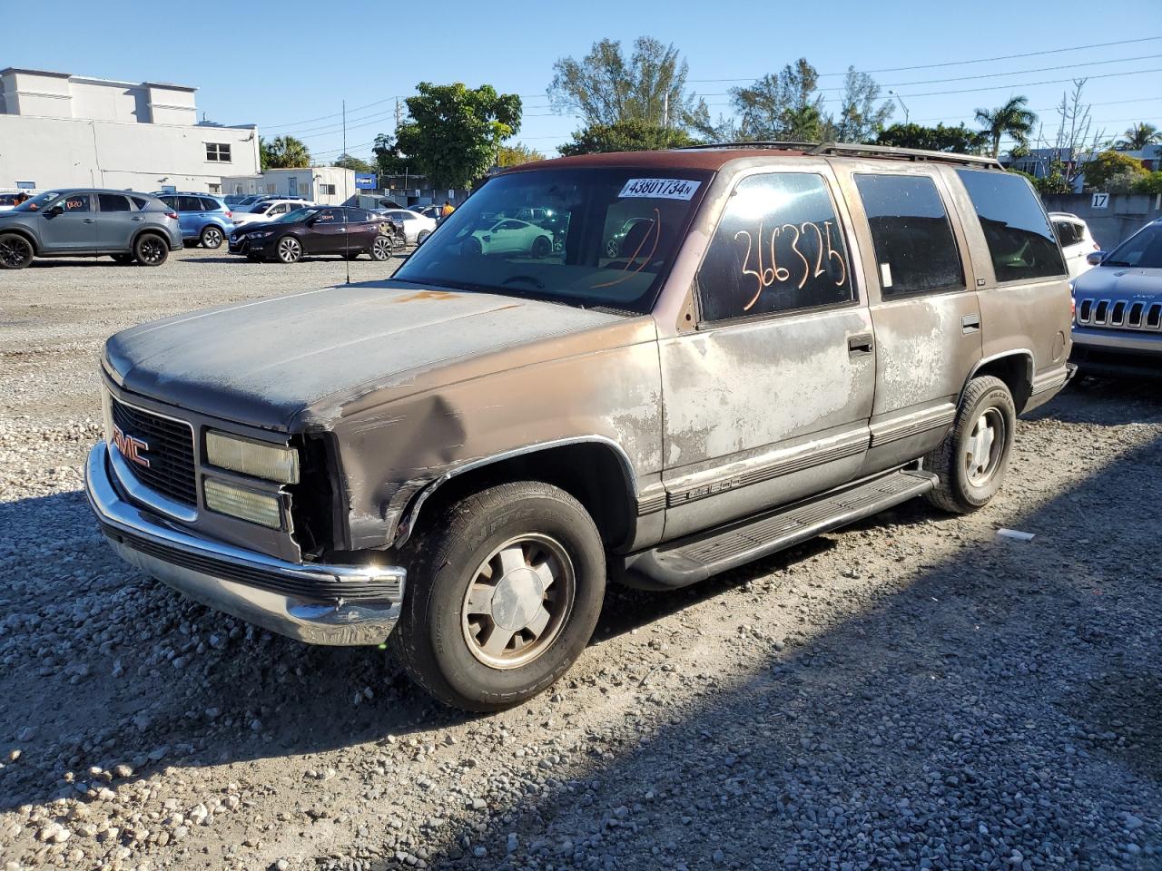 GMC YUKON 1997 1gkec13r0vj708526