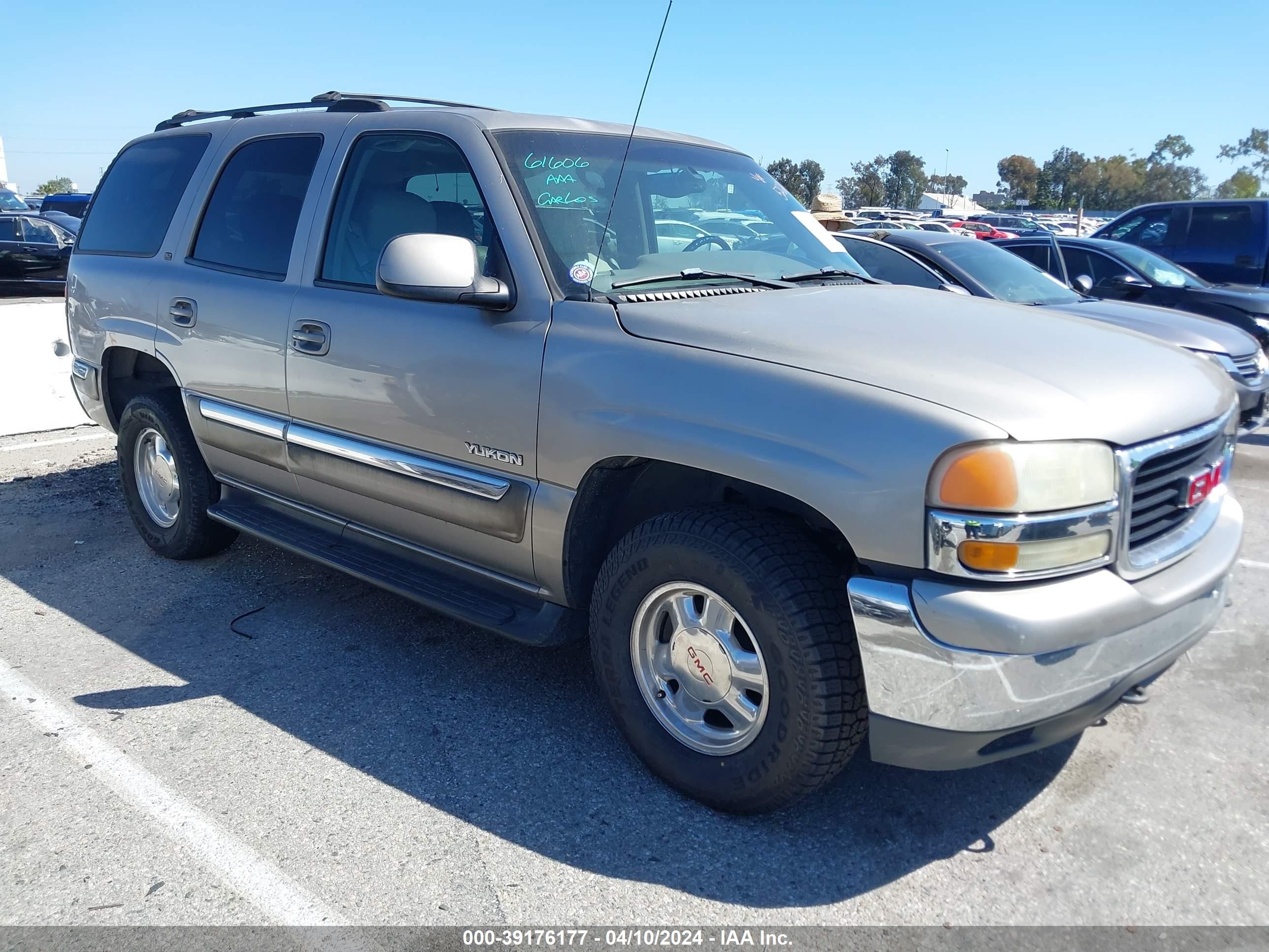 GMC YUKON 2001 1gkec13t41r145262