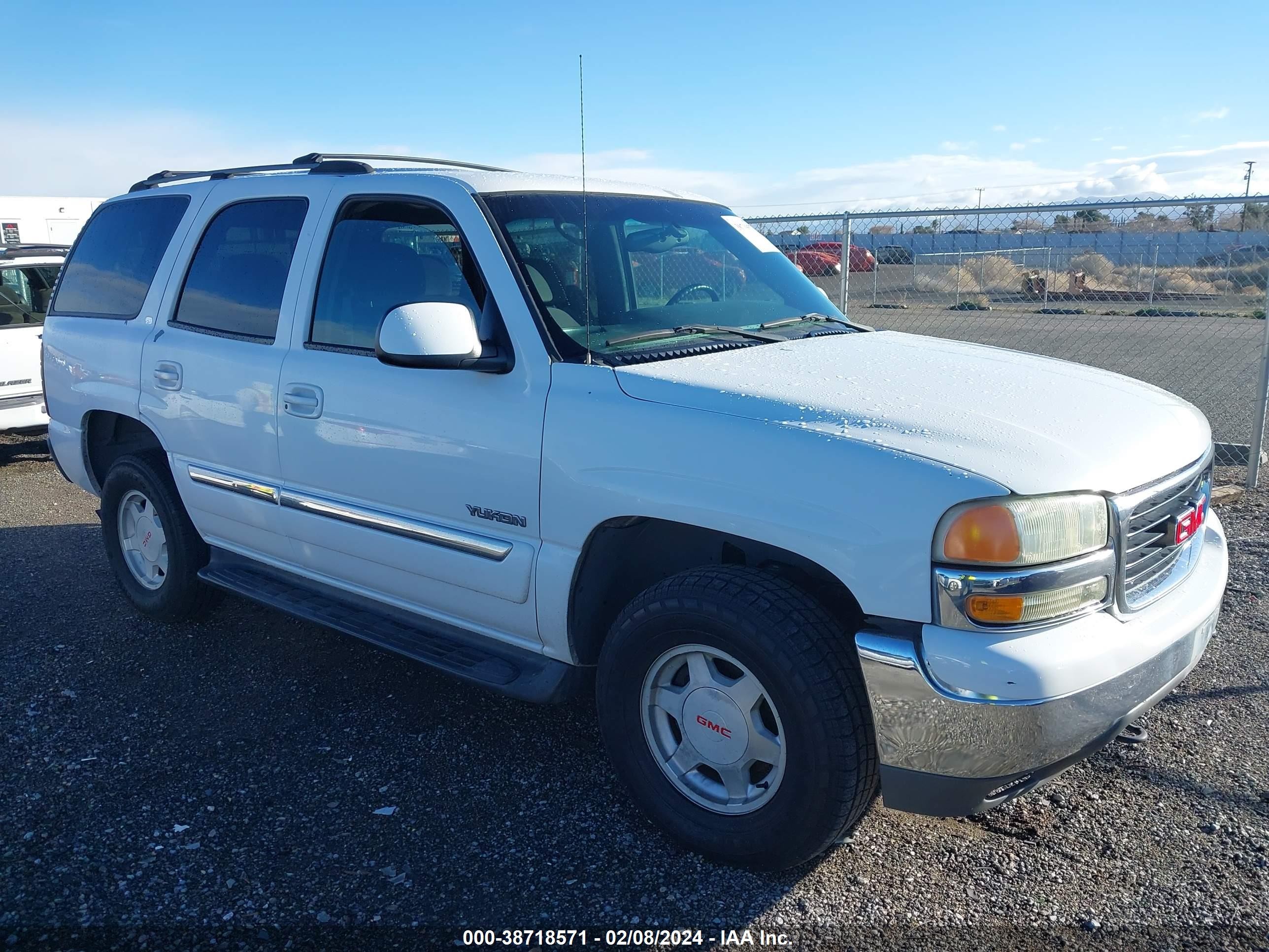 GMC YUKON 2002 1gkec13v72j317060