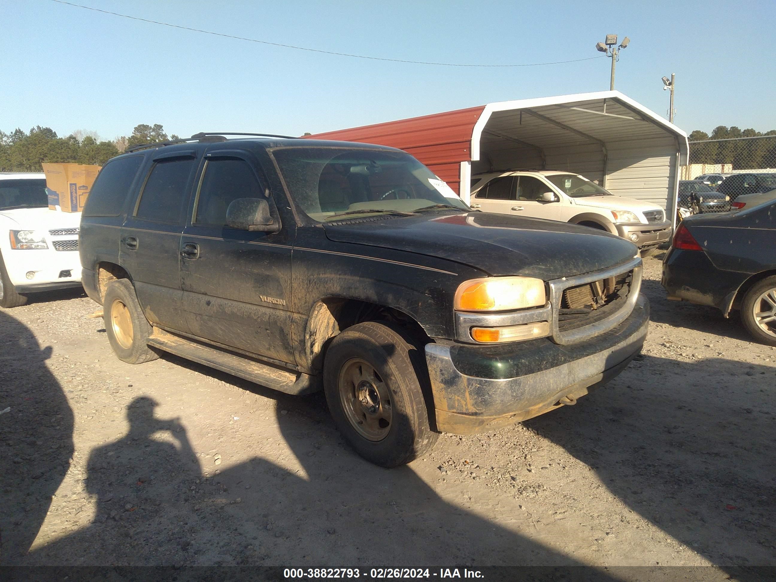 GMC YUKON 2002 1gkec13z72r209414