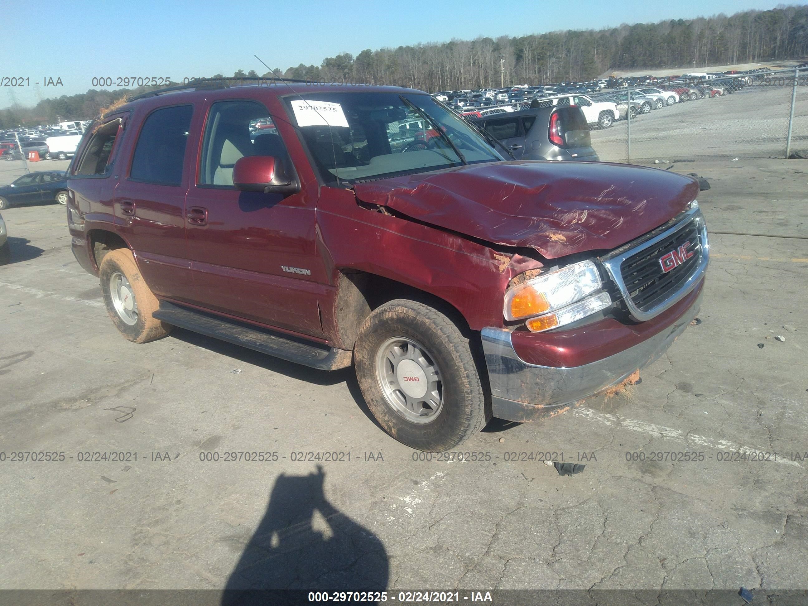 GMC YUKON 2002 1gkec13z92j117039