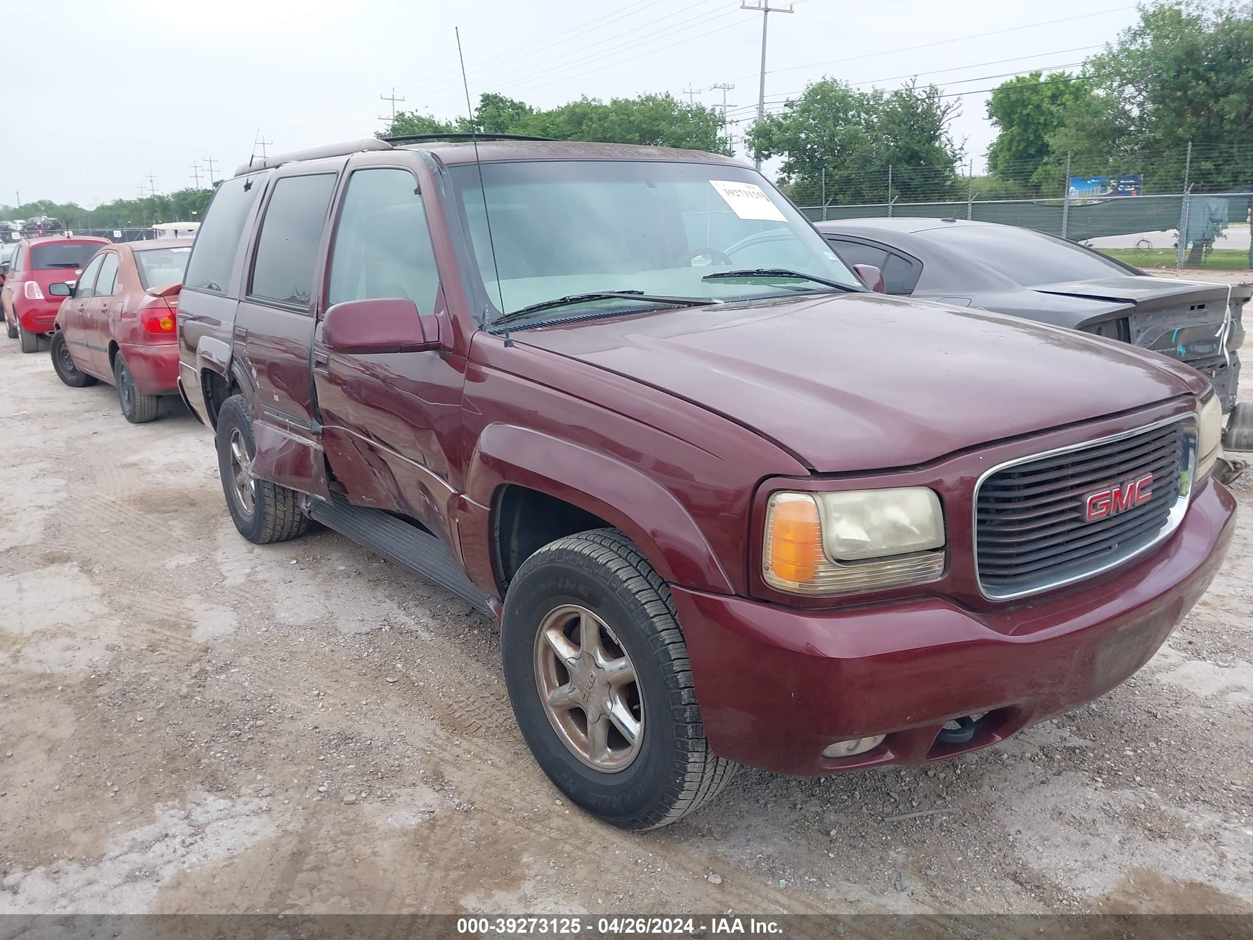 GMC YUKON 2000 1gkek13r0yr158544