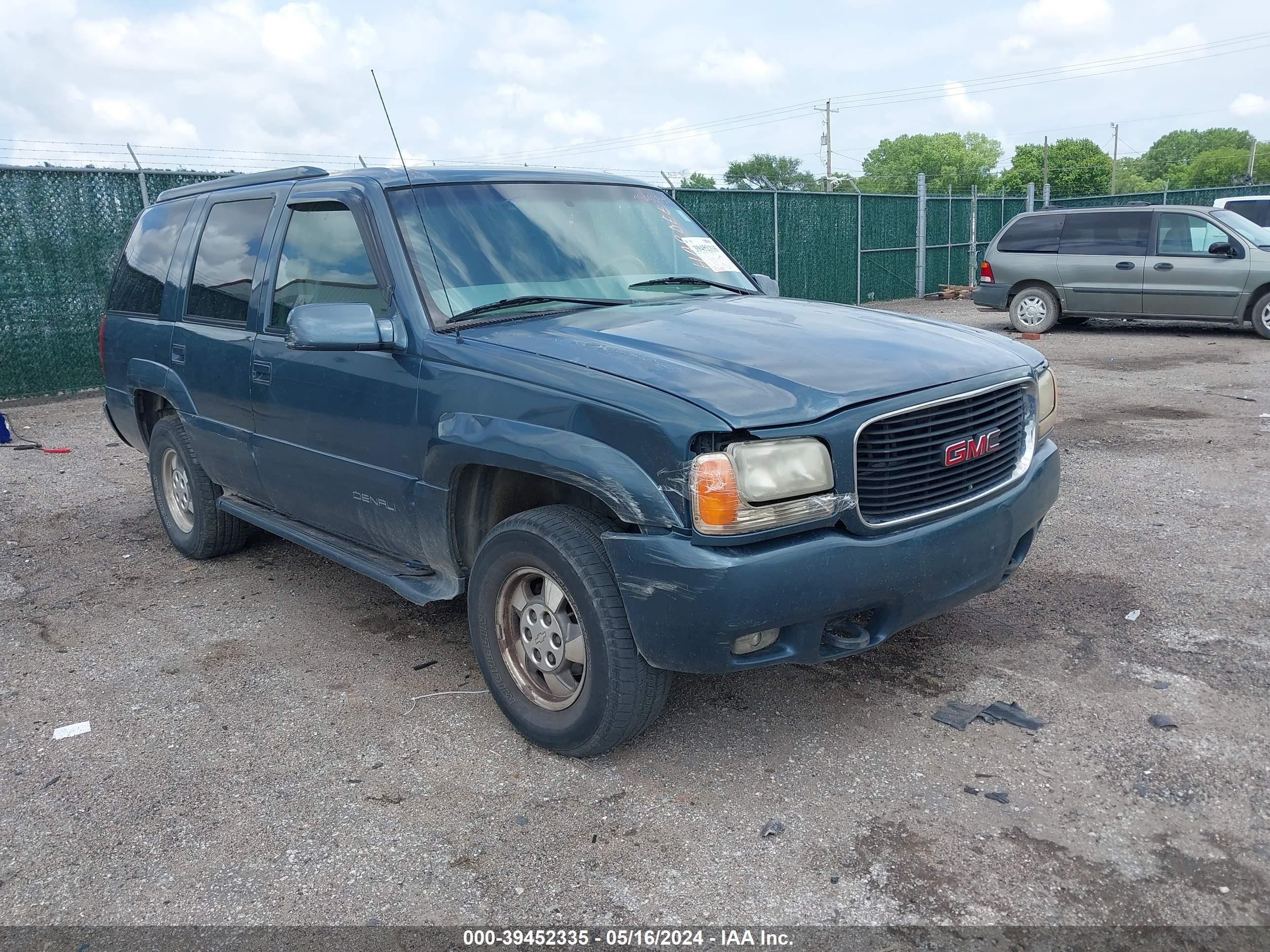 GMC YUKON 2000 1gkek13r2yr160800