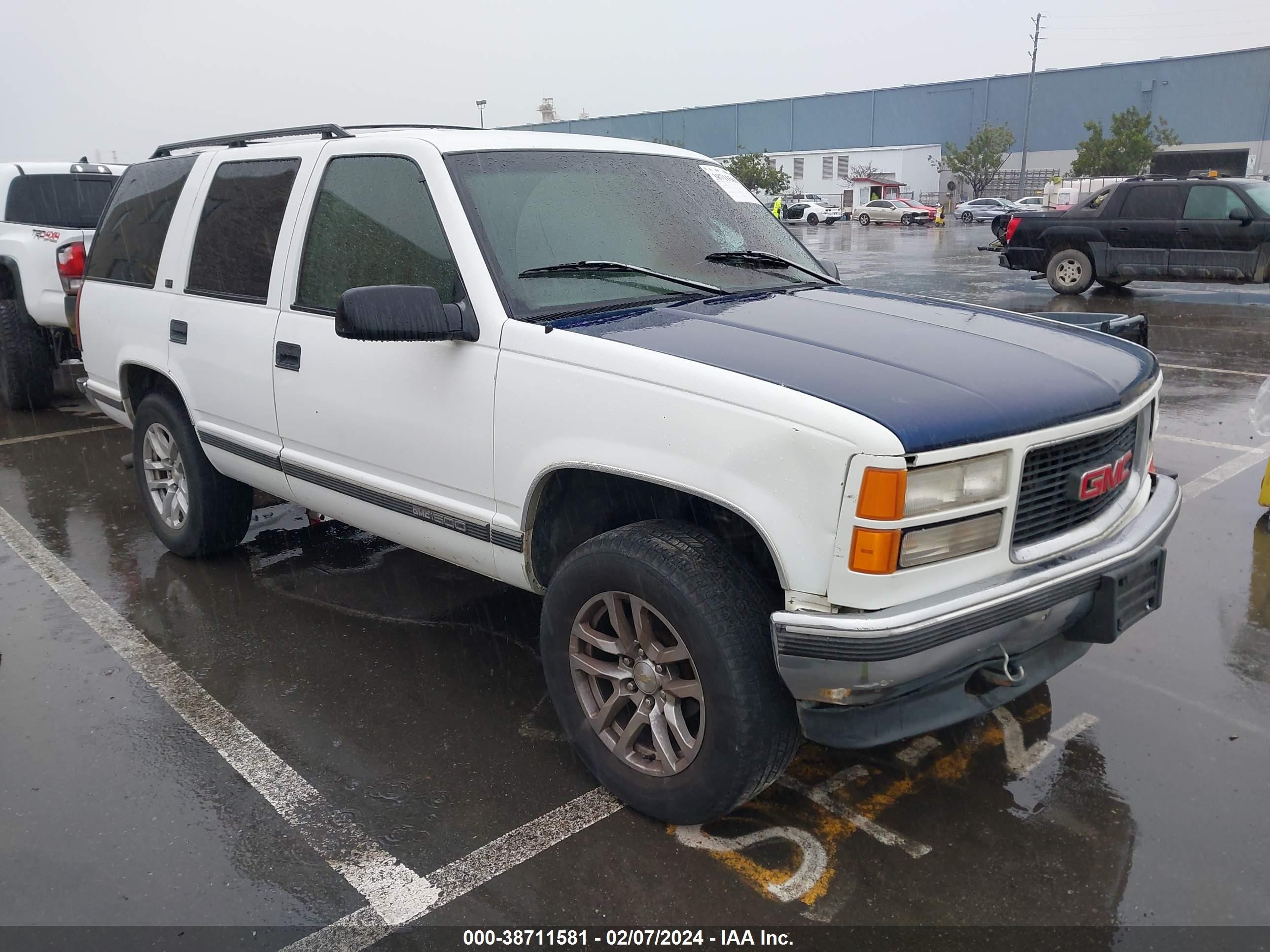 GMC YUKON 1996 1gkek13r5tj748598