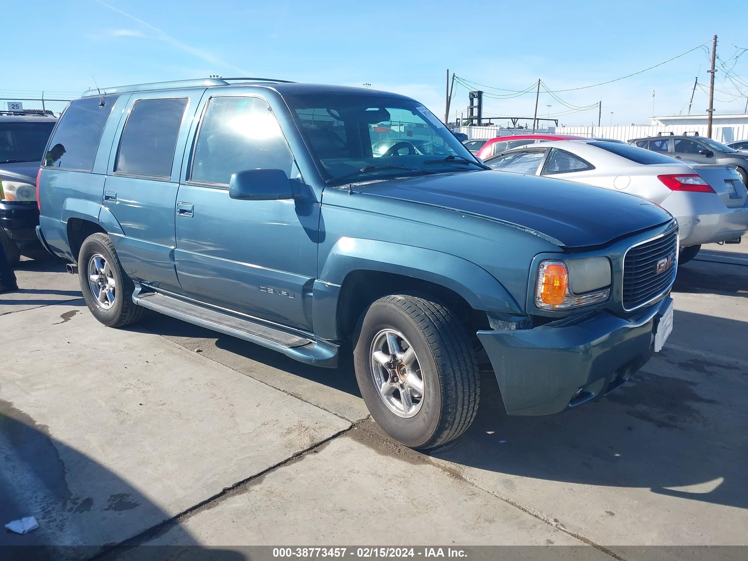 GMC YUKON 2000 1gkek13r6yr120283