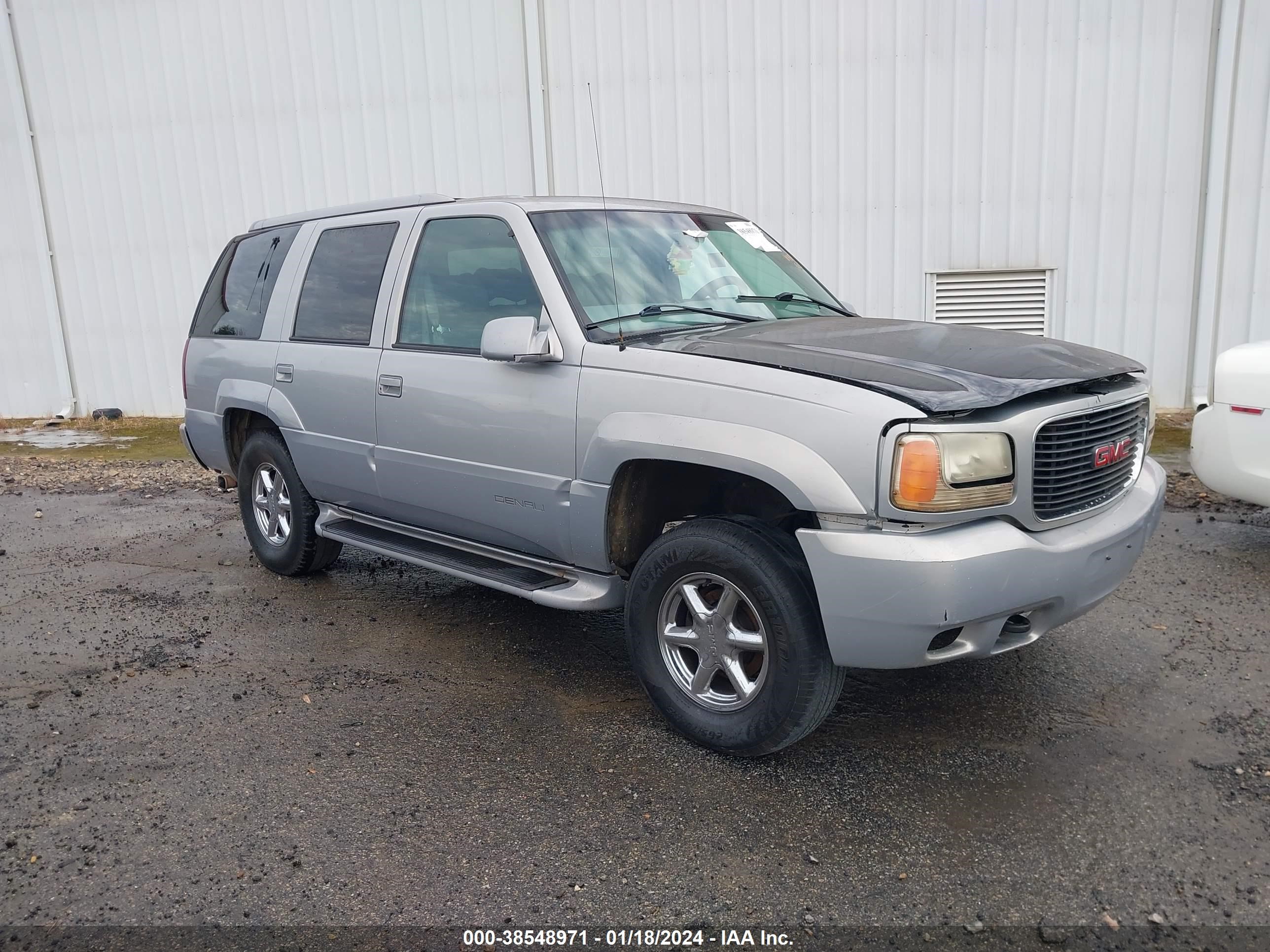 GMC YUKON 2000 1gkek13r7yr111561