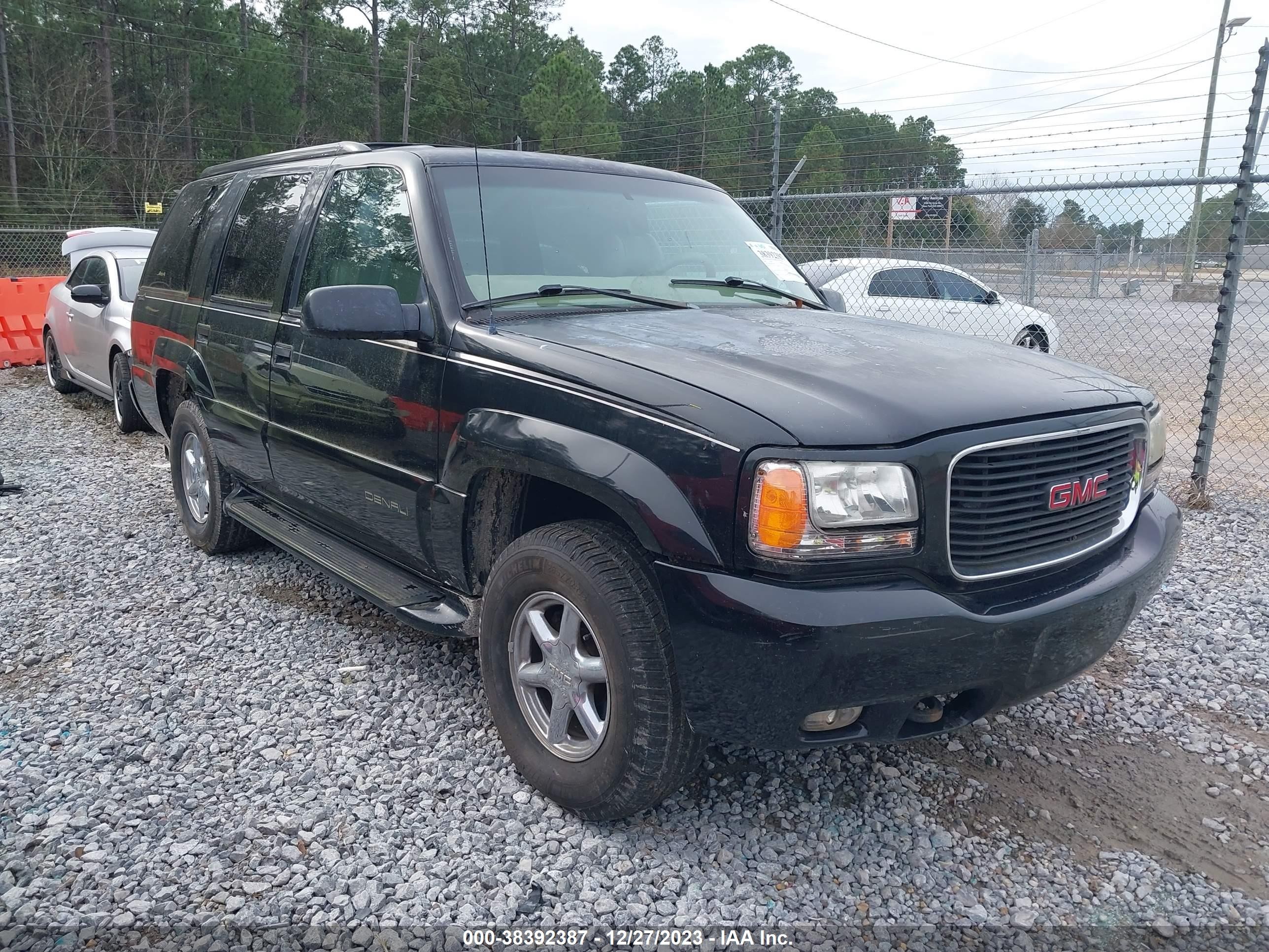 GMC YUKON 2000 1gkek13r9yr163323