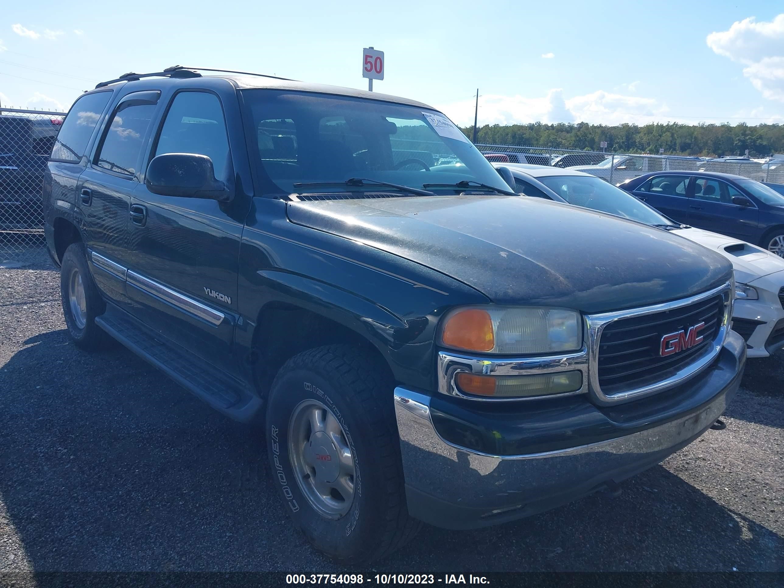 GMC YUKON 2001 1gkek13t21j294156