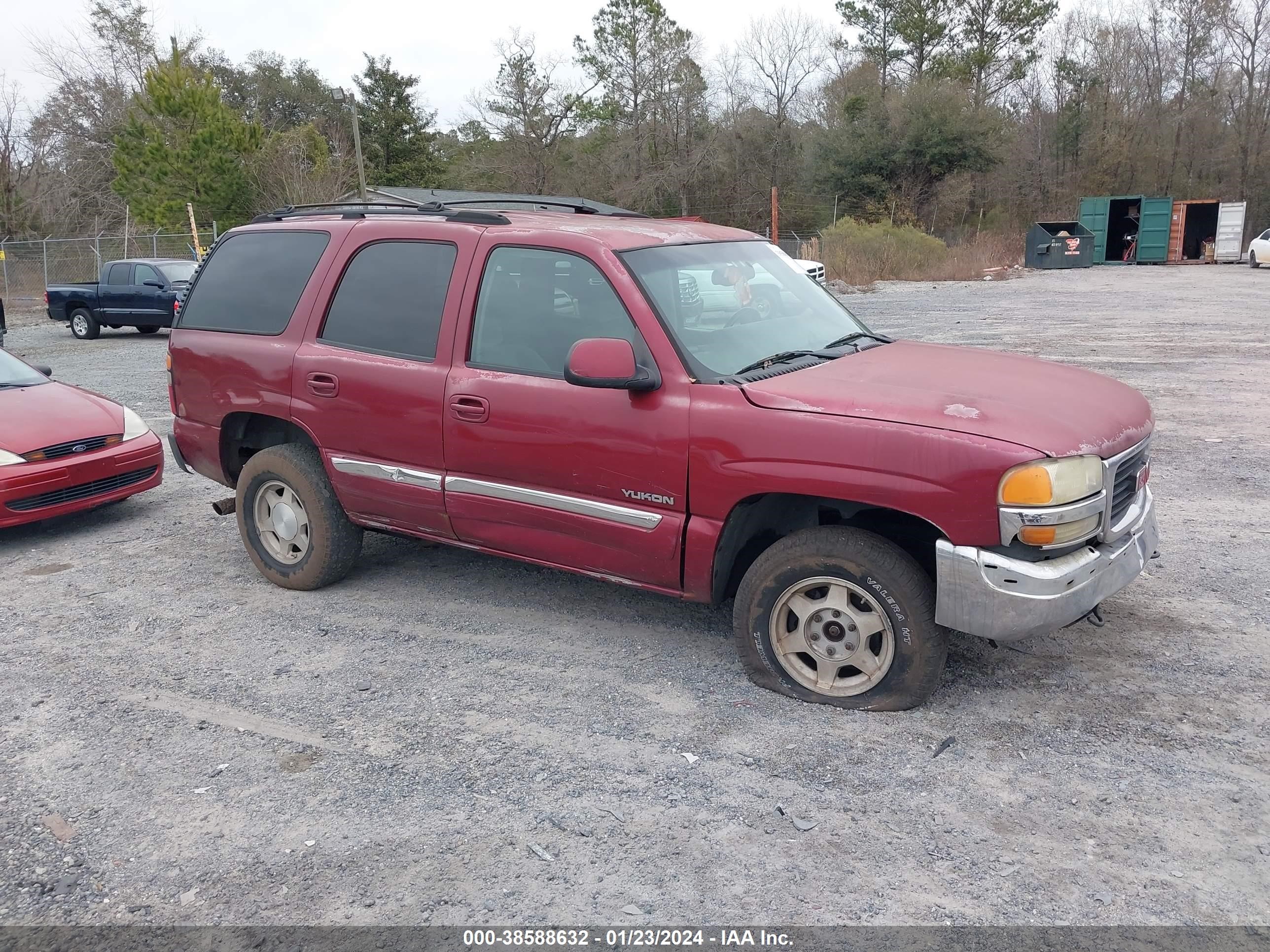 GMC YUKON 2005 1gkek13t35j168457