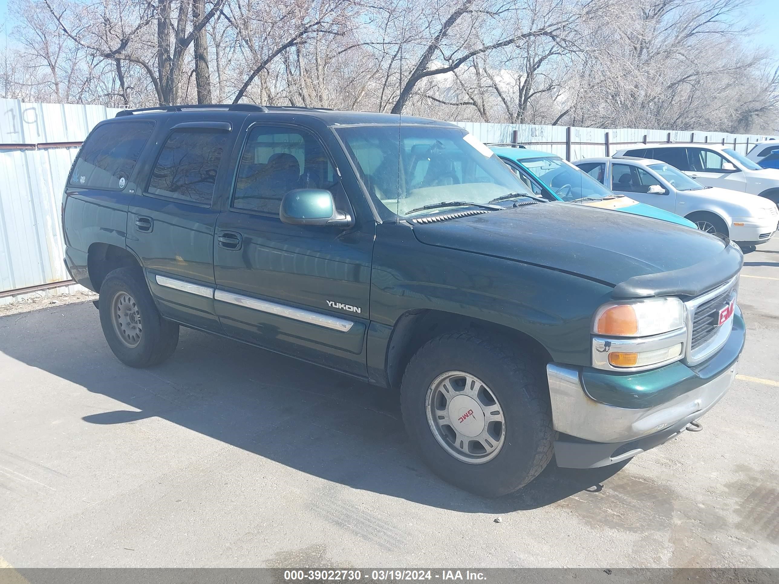 GMC YUKON 2002 1gkek13z42r245659