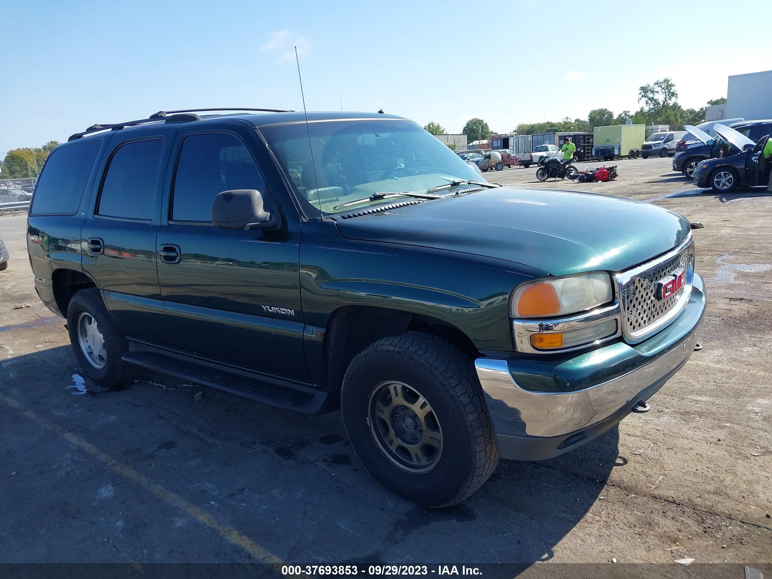 GMC YUKON 2002 1gkek13z72r210355