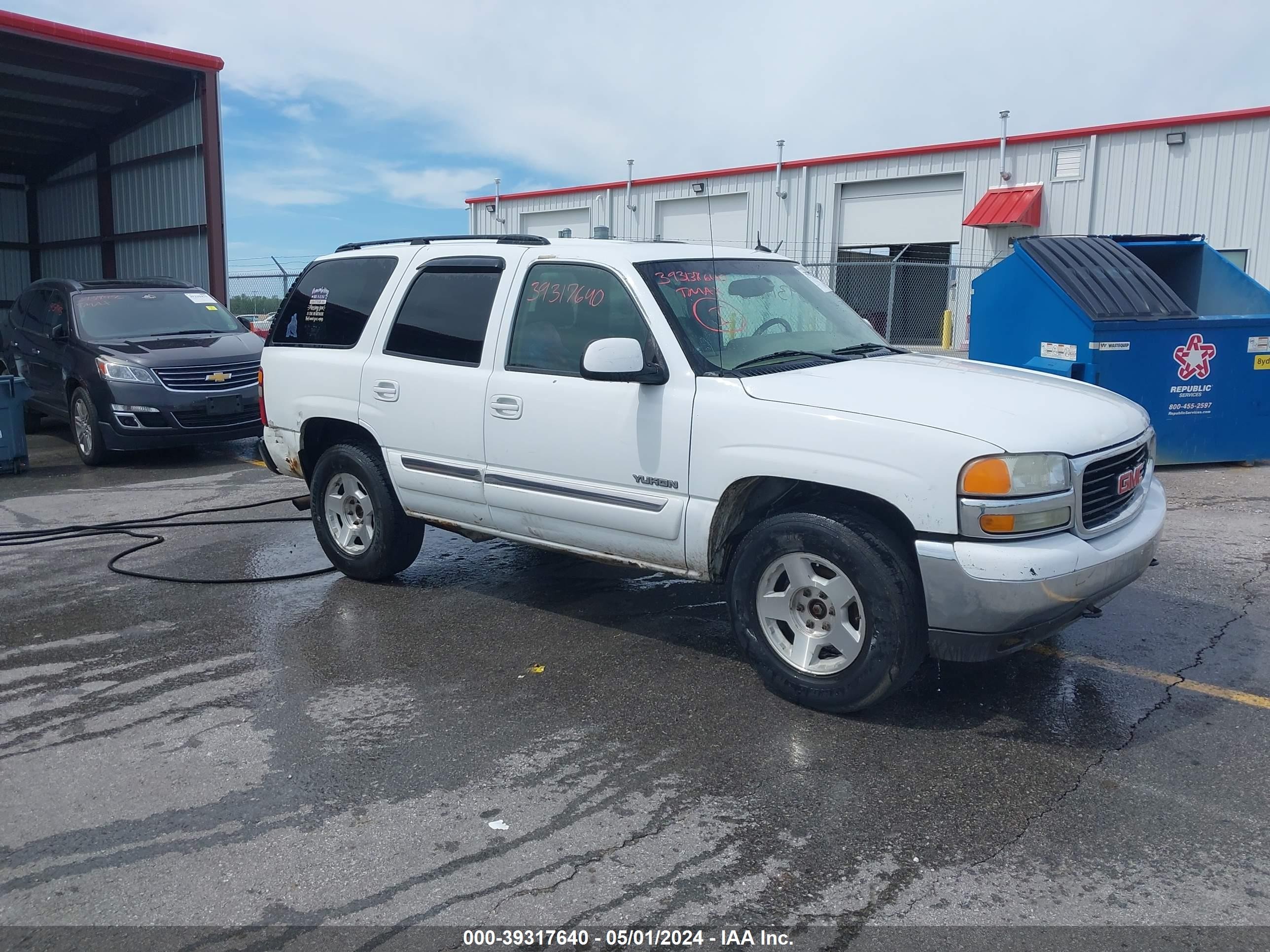 GMC YUKON 2005 1gkek13z75j235243