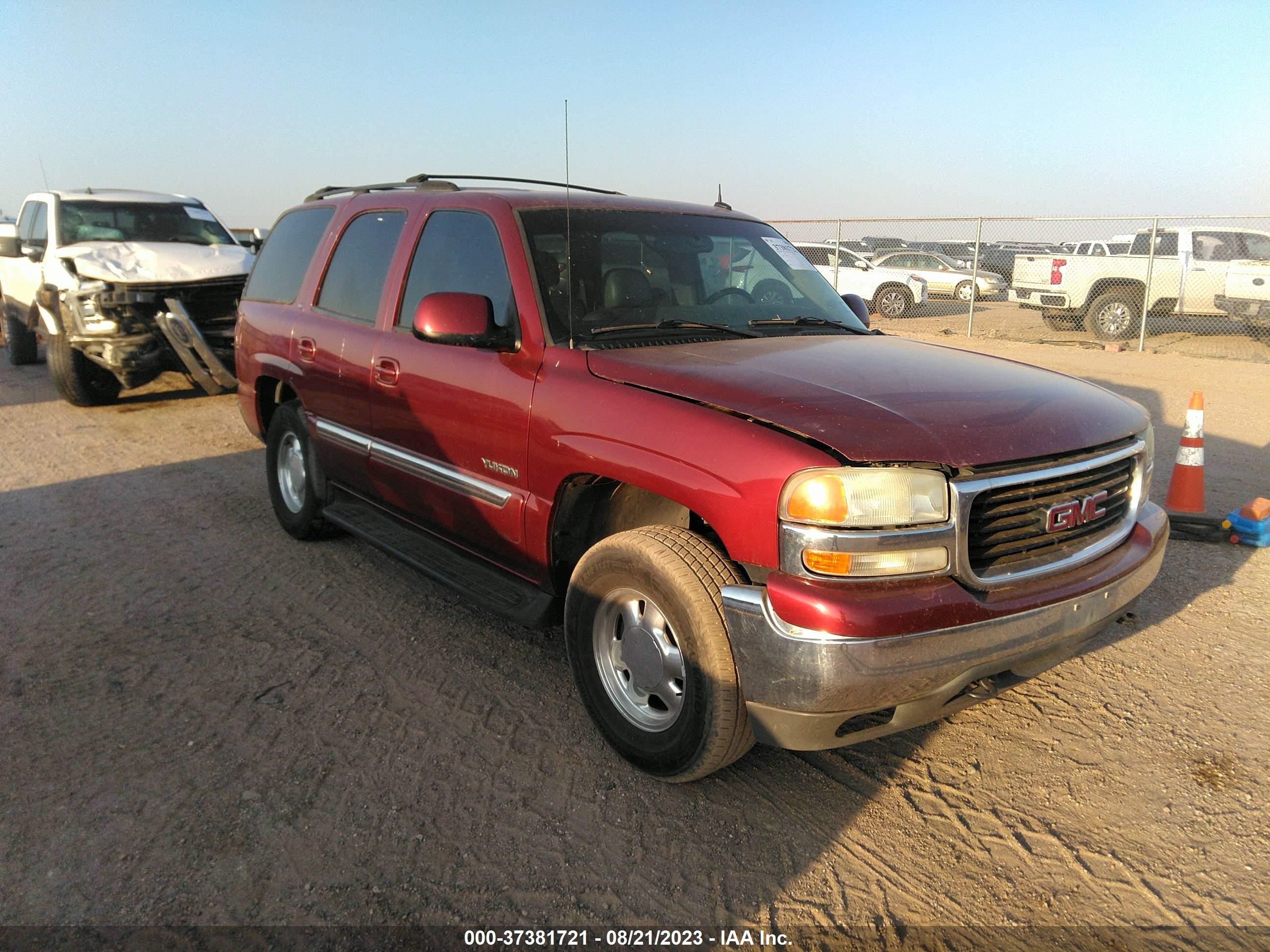 GMC YUKON 2003 1gkek13z83r192692