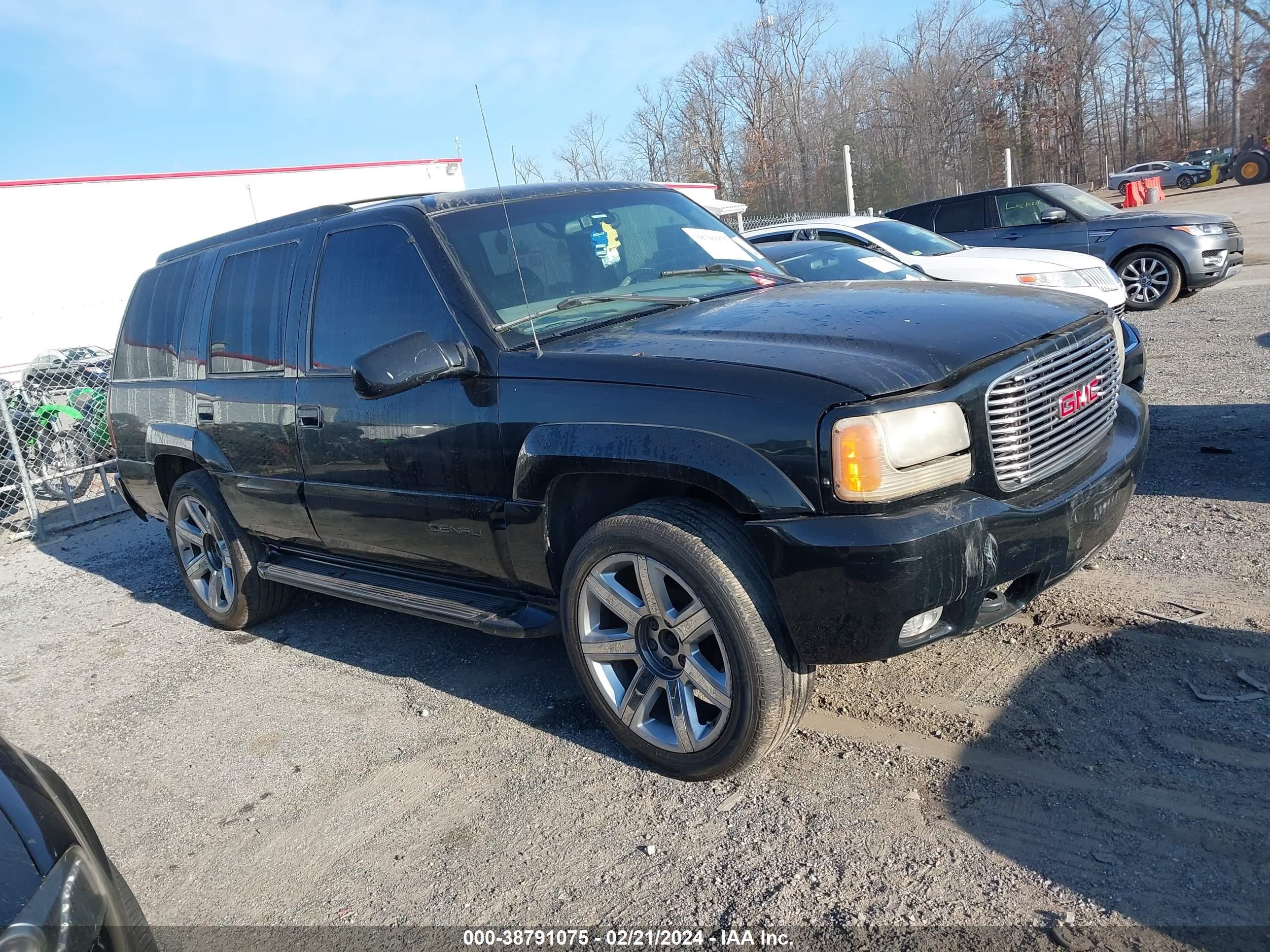 GMC YUKON 2000 1gkek63r9yr208290