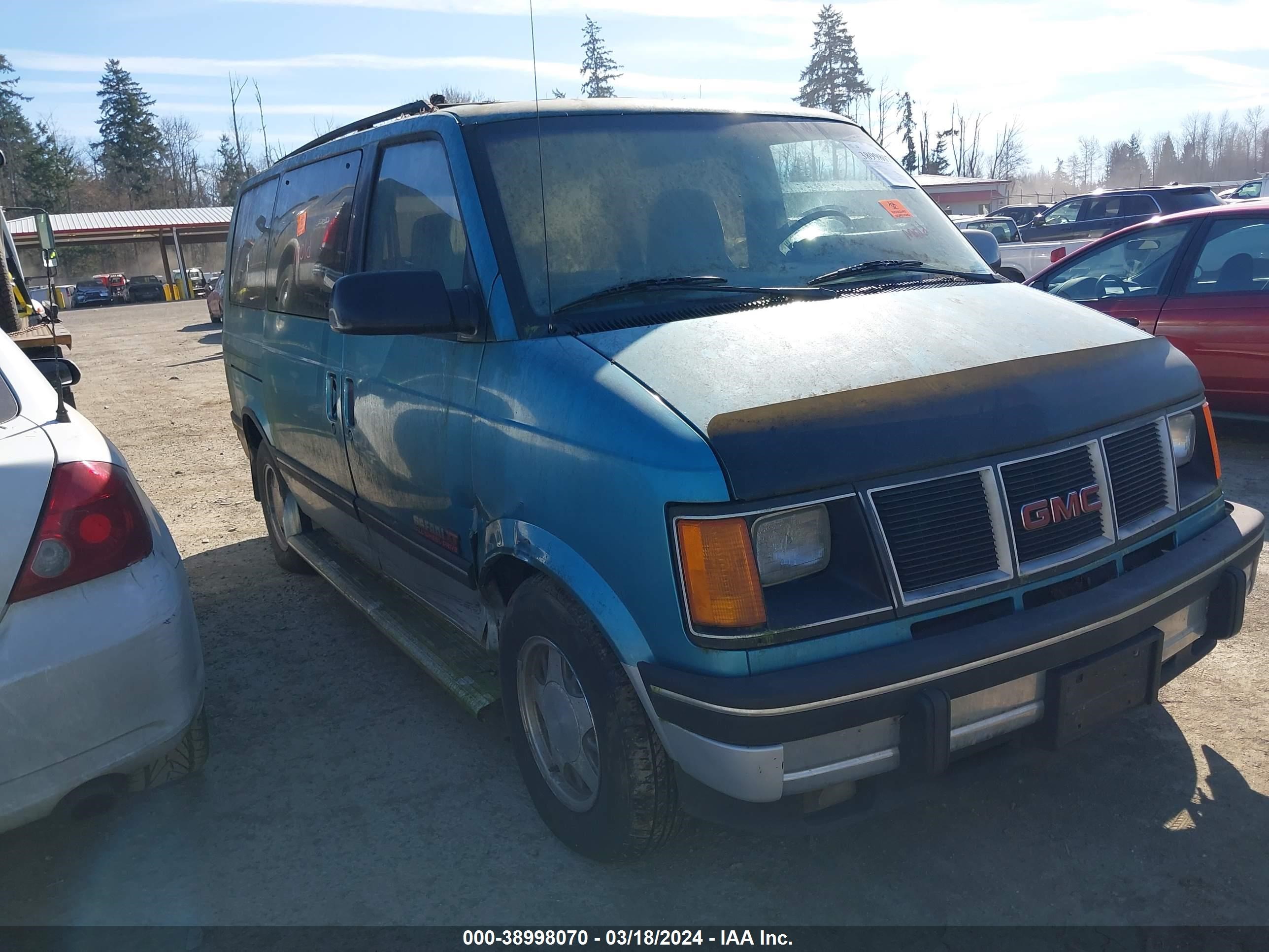 GMC SAFARI 1993 1gkel19w6pb536061