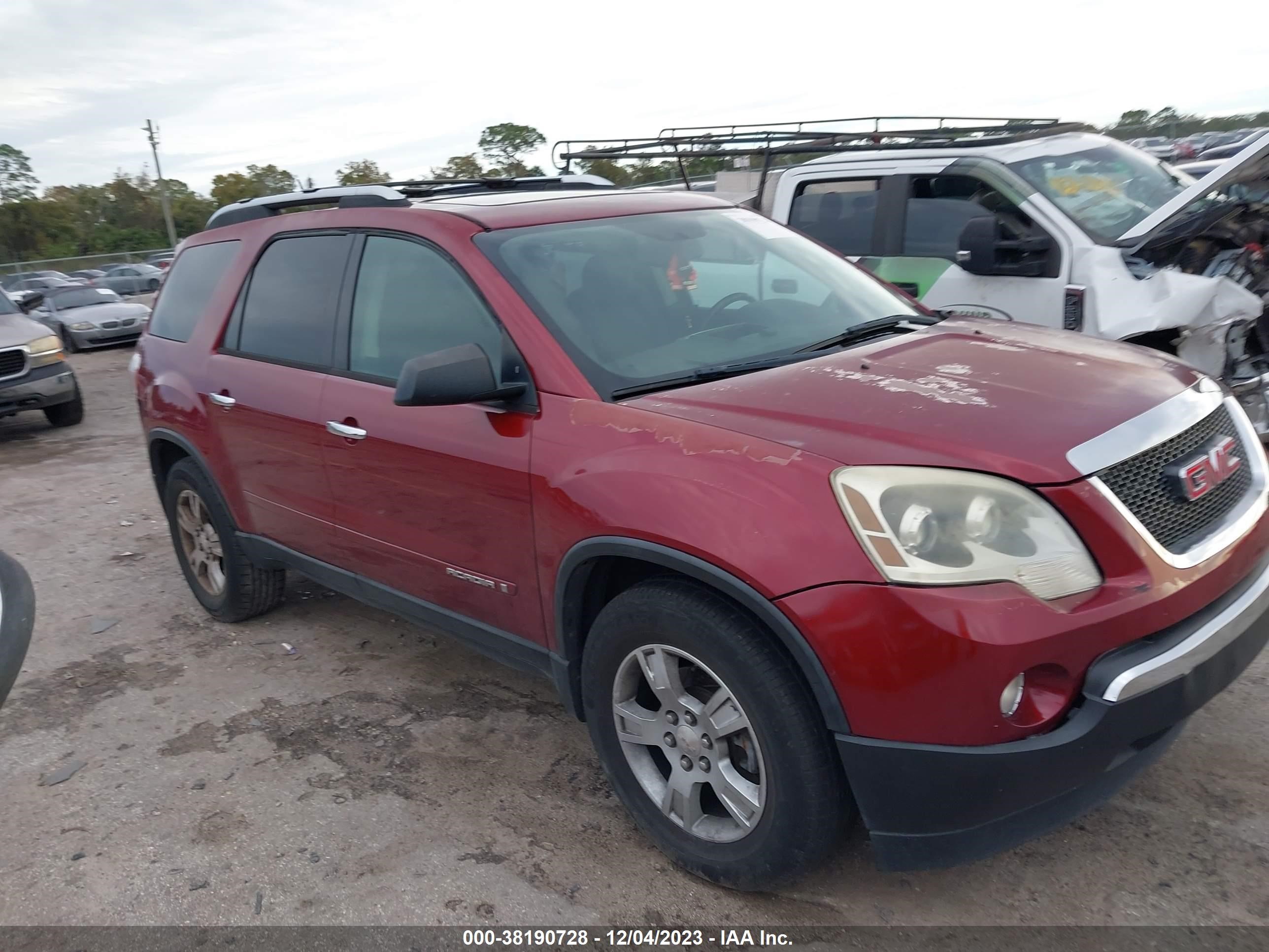 GMC ACADIA 2008 1gker13708j217357