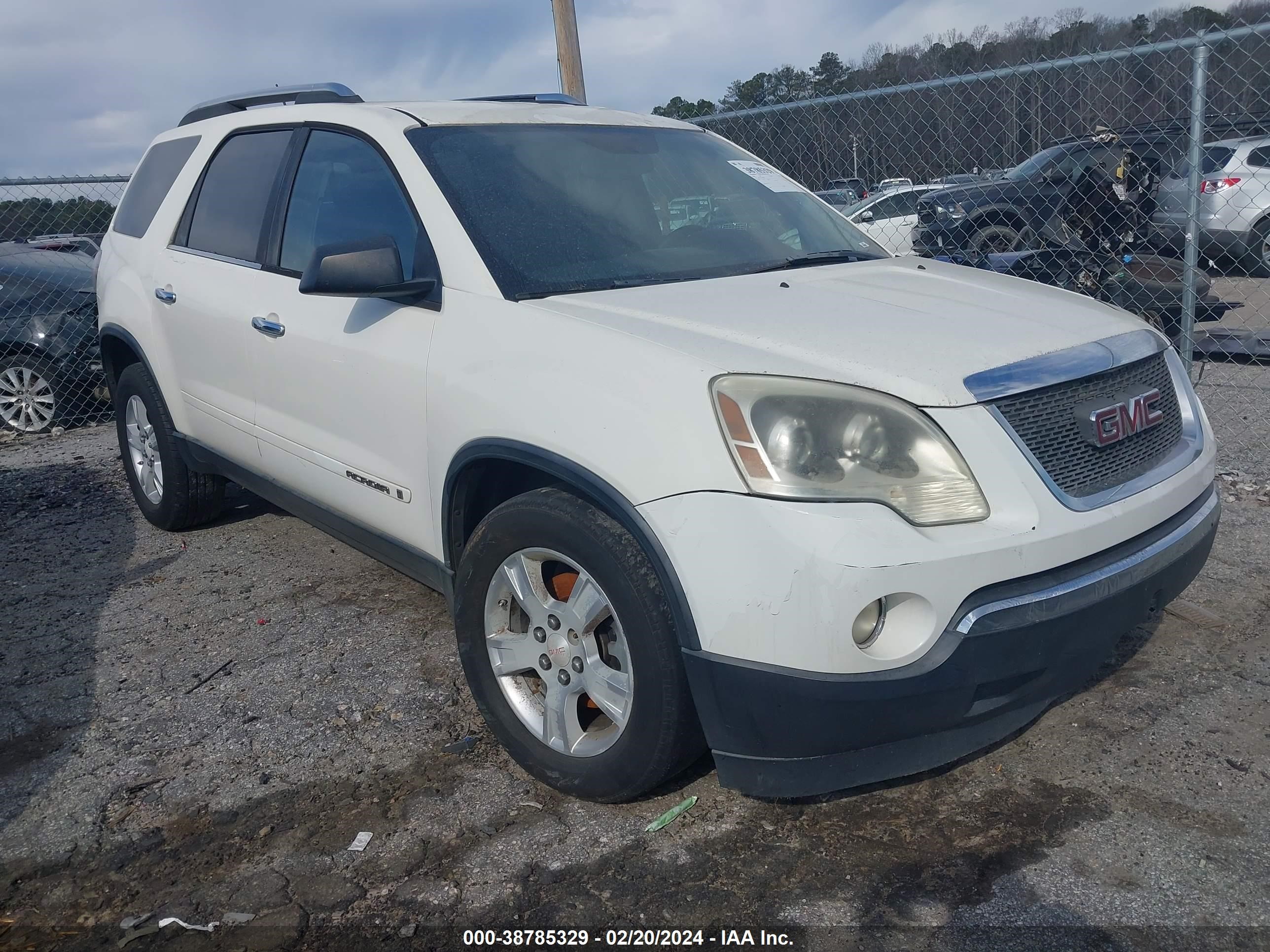 GMC ACADIA 2008 1gker13728j130950