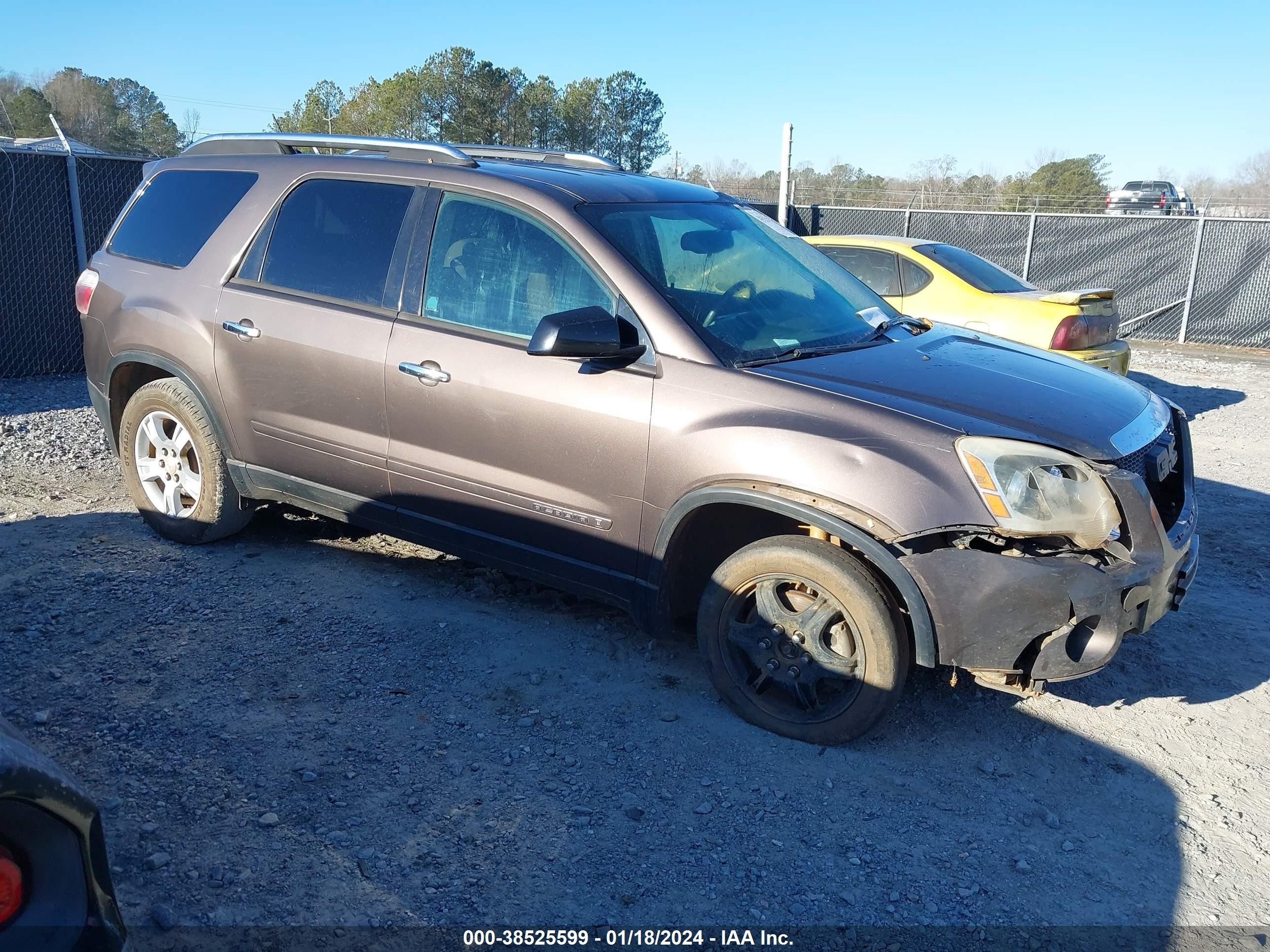 GMC ACADIA 2008 1gker137x8j110980