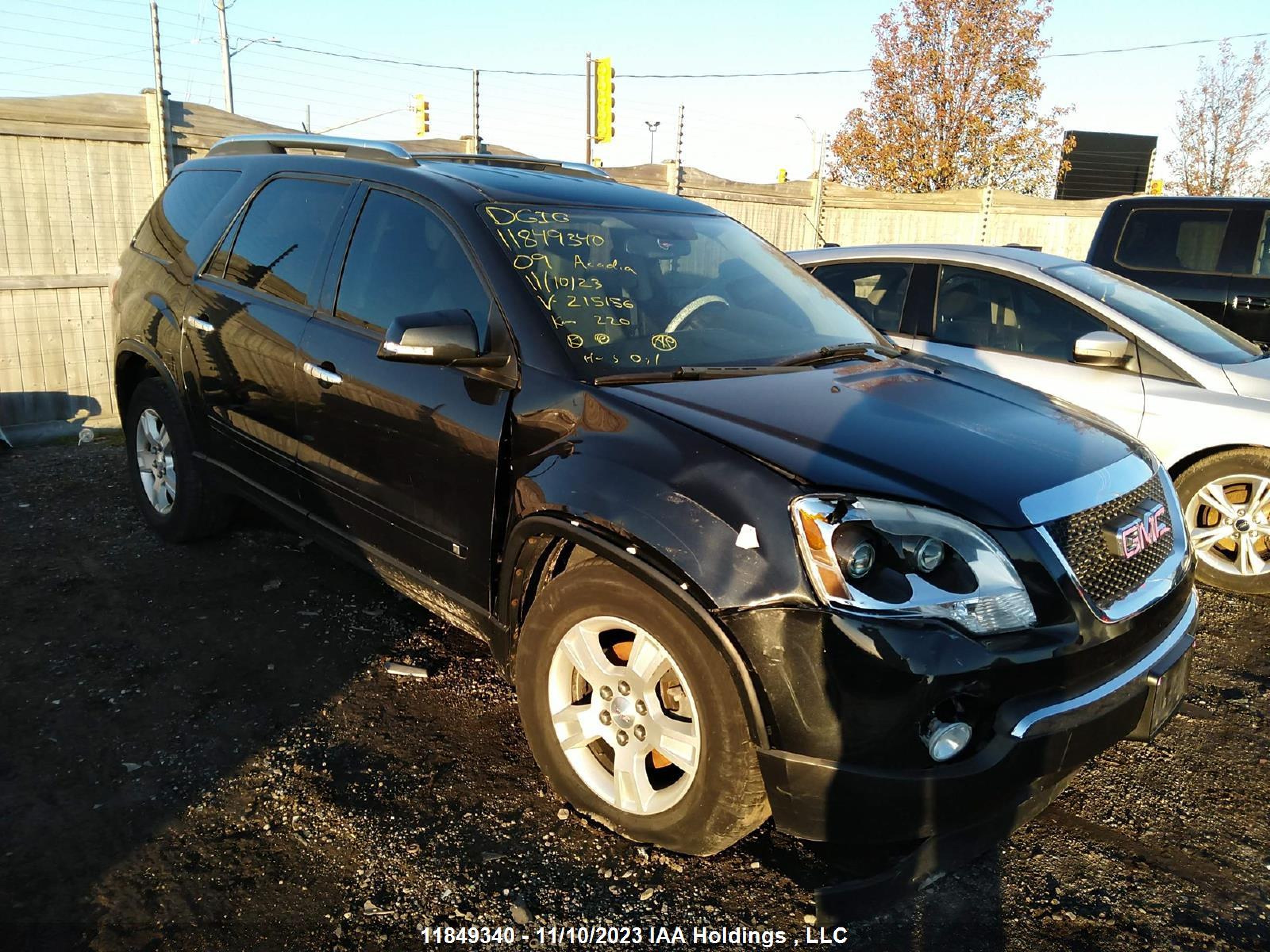 GMC ACADIA 2009 1gker13d39j215156