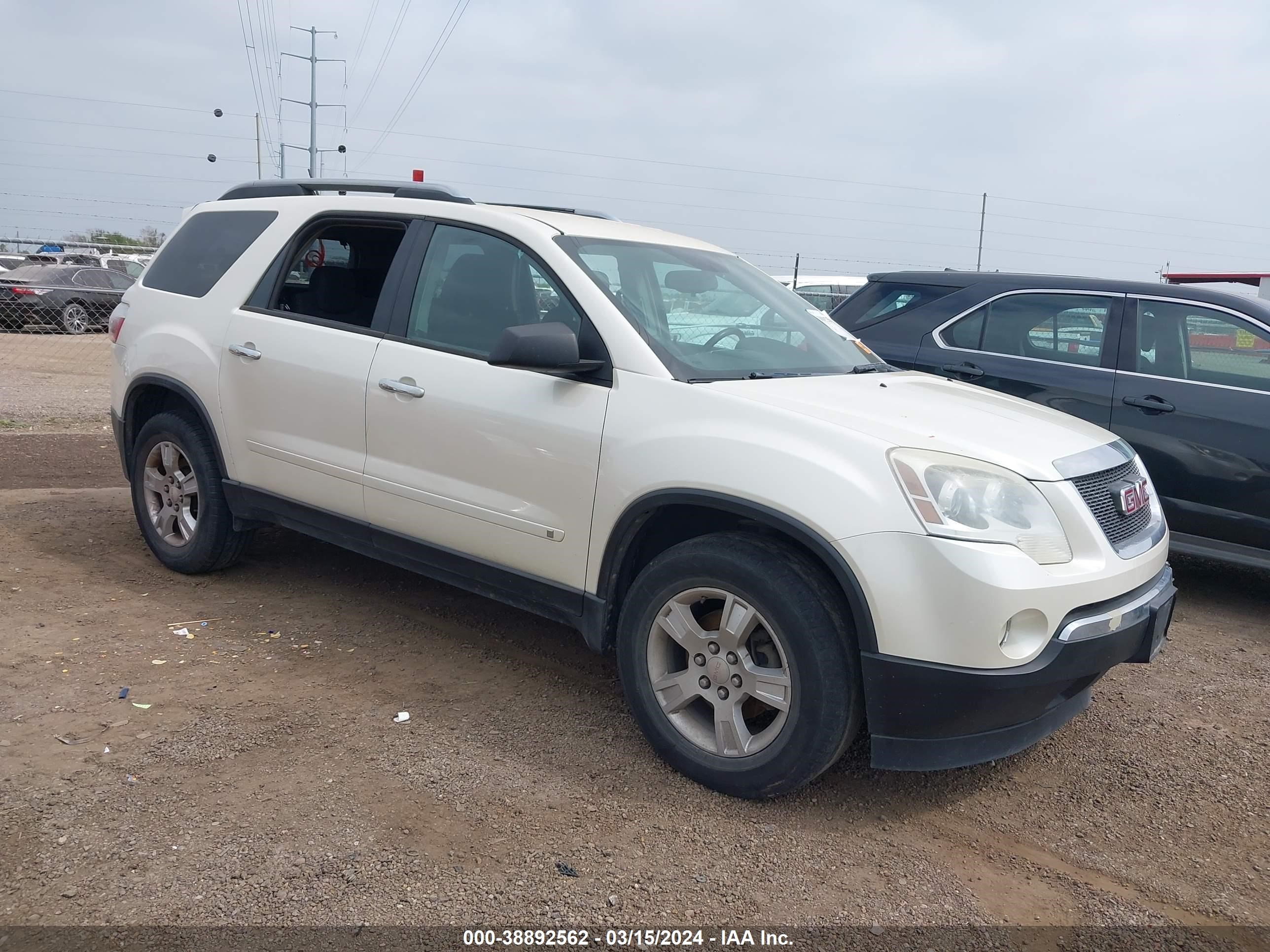 GMC ACADIA 2009 1gker13d79j198216