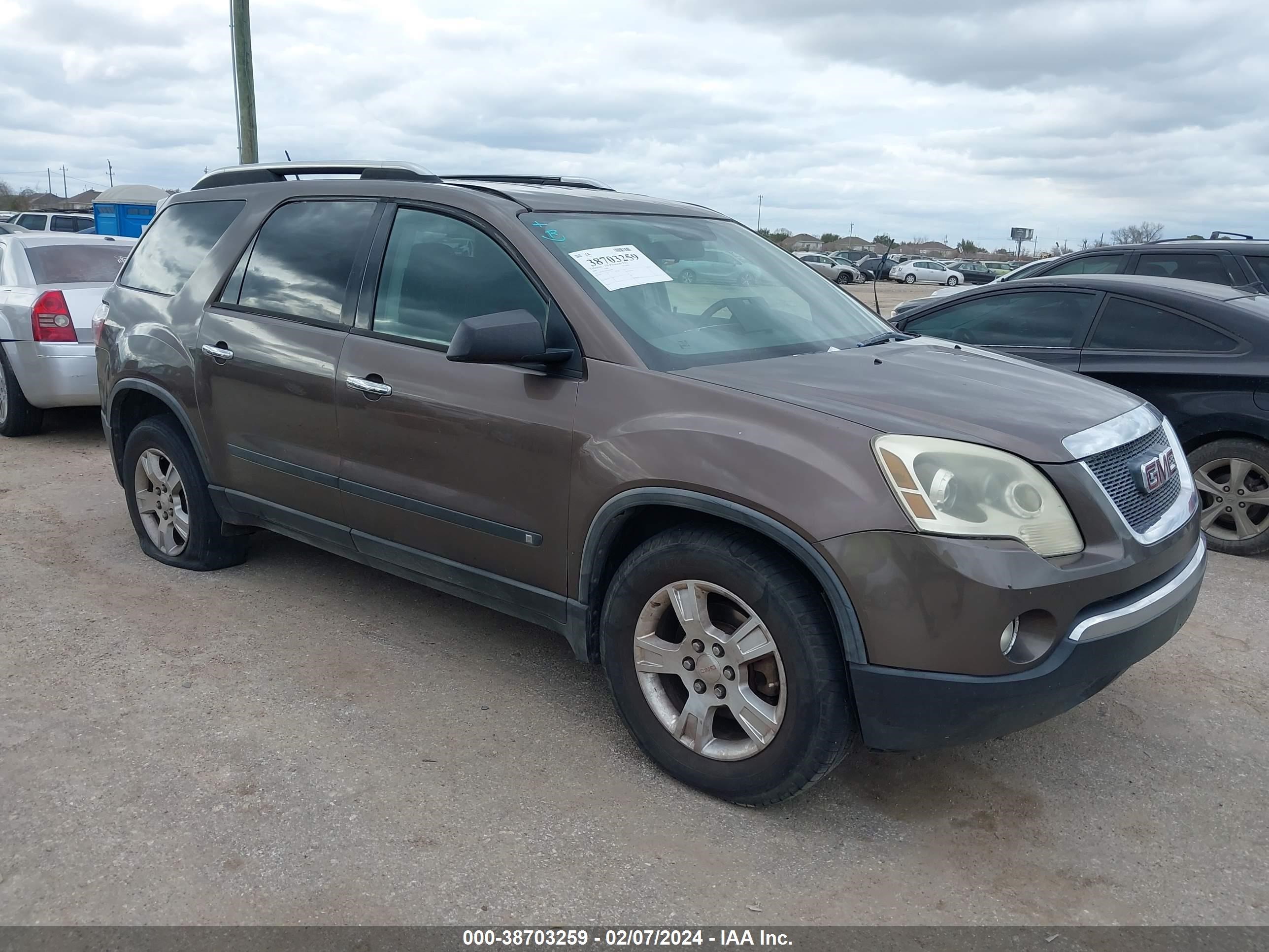 GMC ACADIA 2009 1gker13dx9j203604